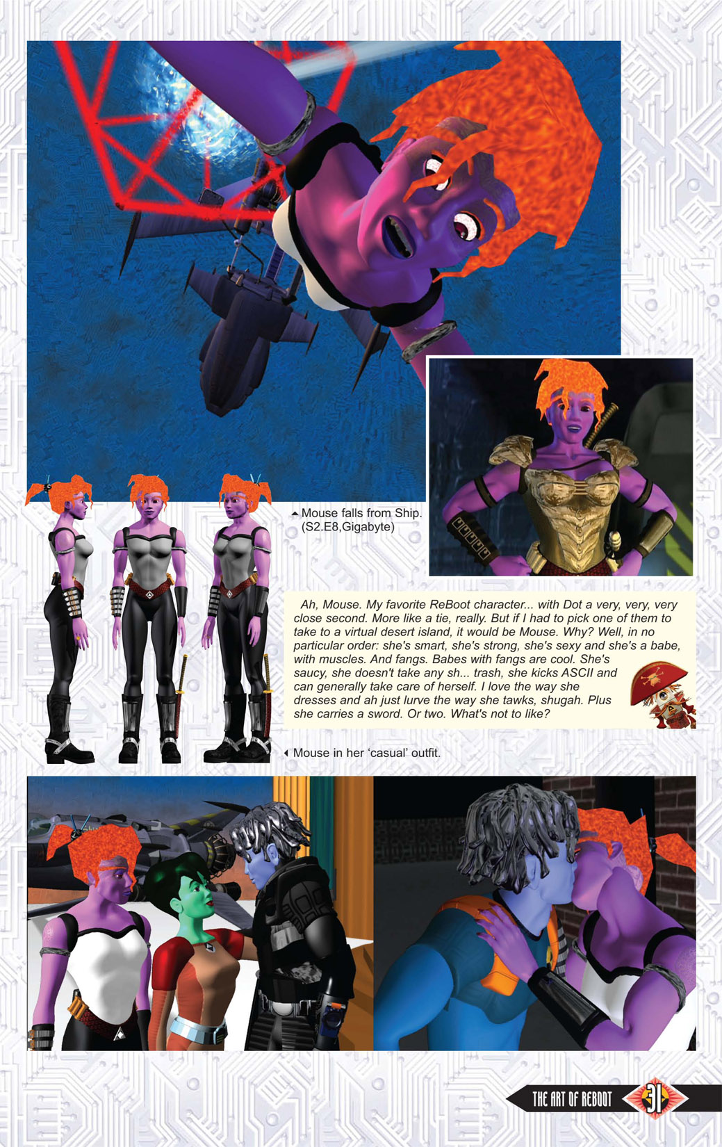 Read online The Art of Reboot comic -  Issue # TPB - 30