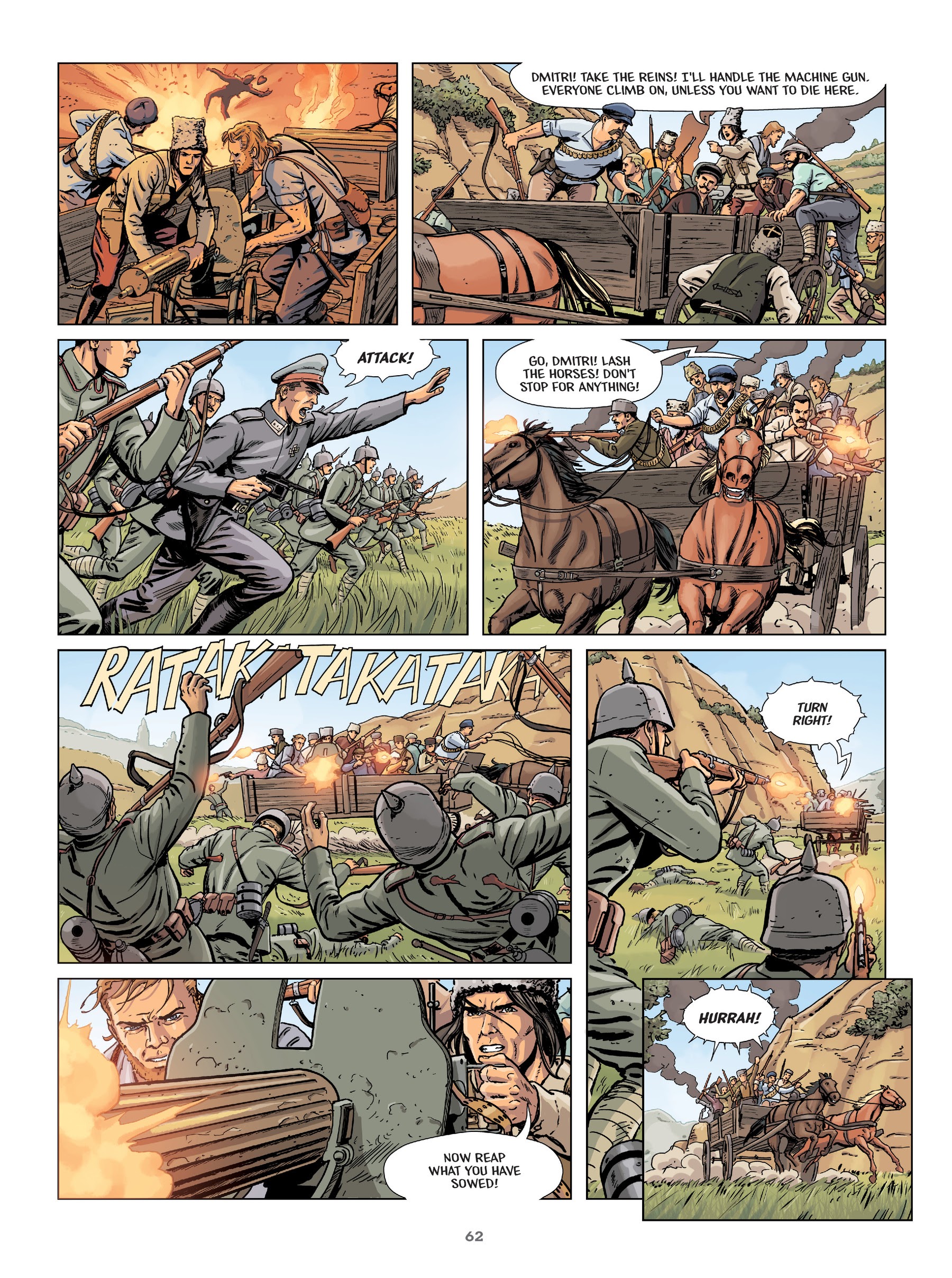 Read online Makhno: Ukrainian Freedom Fighter comic -  Issue # TPB - 63