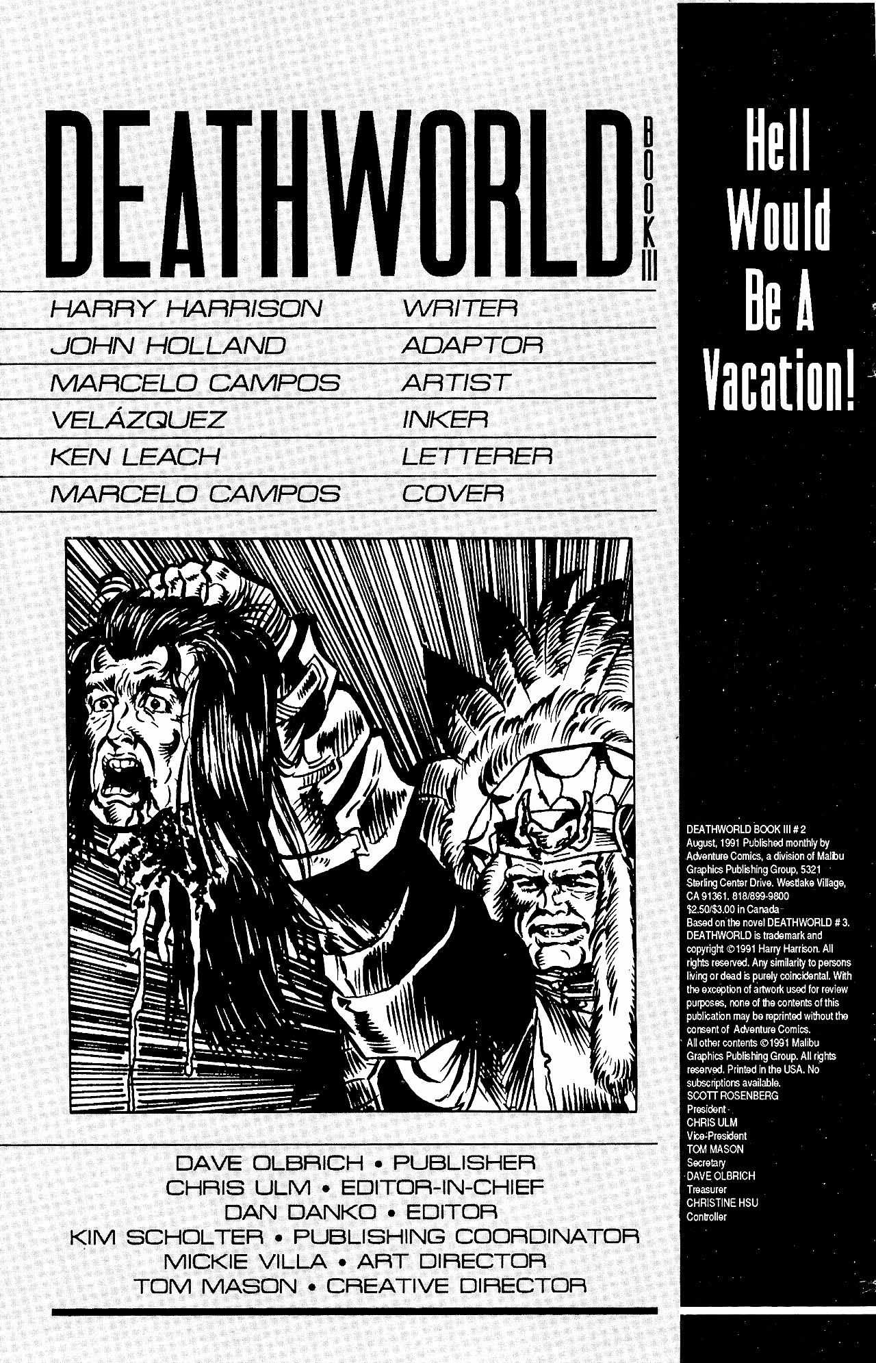 Read online Deathworld Book Three comic -  Issue #2 - 2