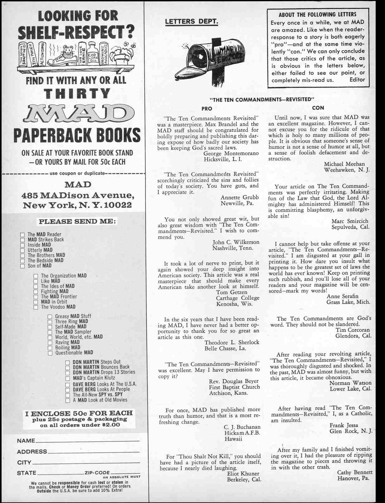 Read online MAD comic -  Issue #114 - 4