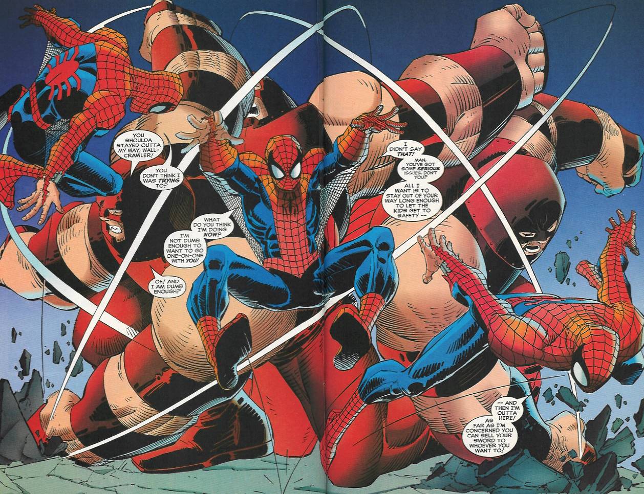Read online Spider-Man (1990) comic -  Issue #84 - Nothing Stops The Juggernaut - 9