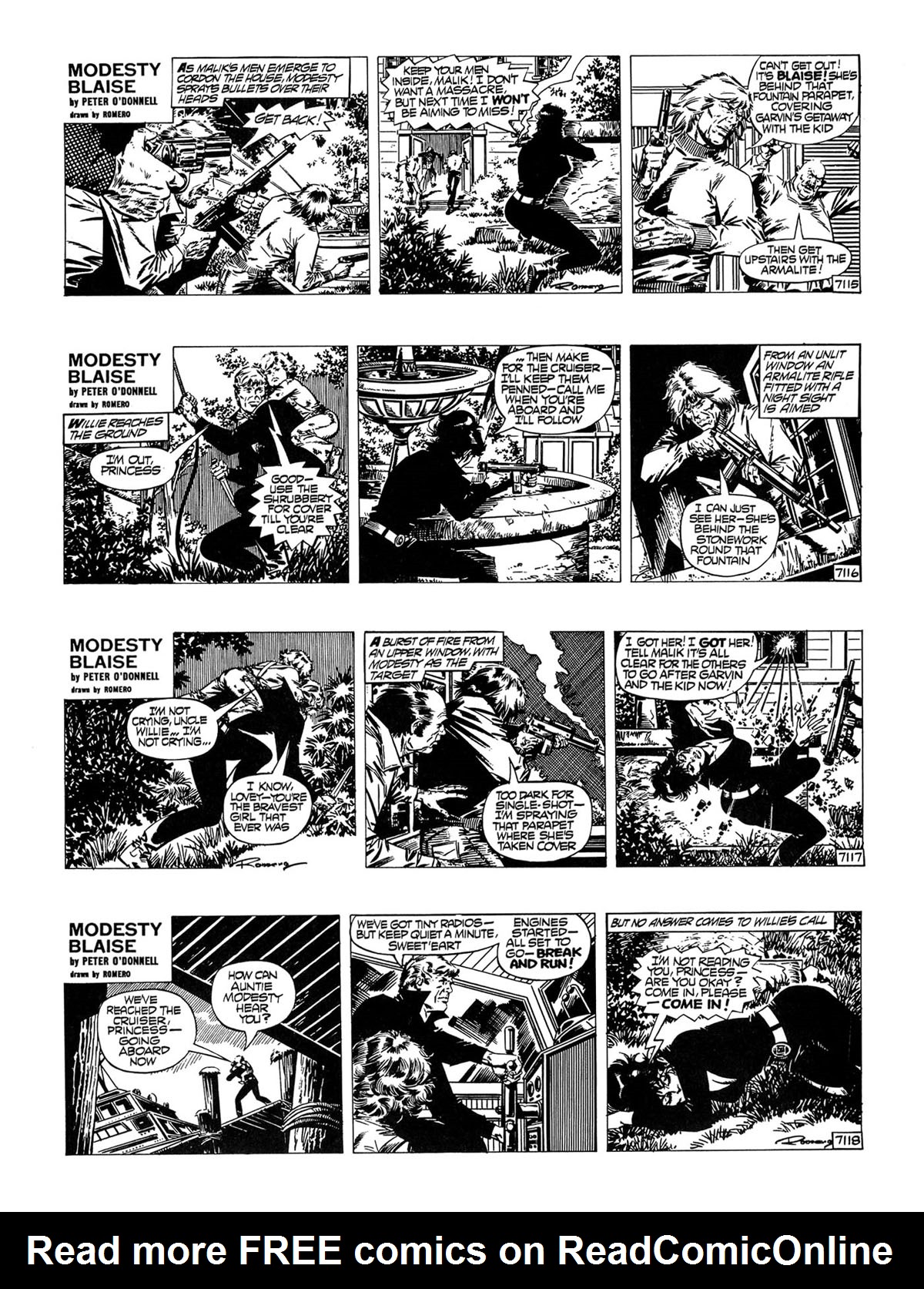 Read online Modesty Blaise Live bait comic -  Issue # TPB - 26