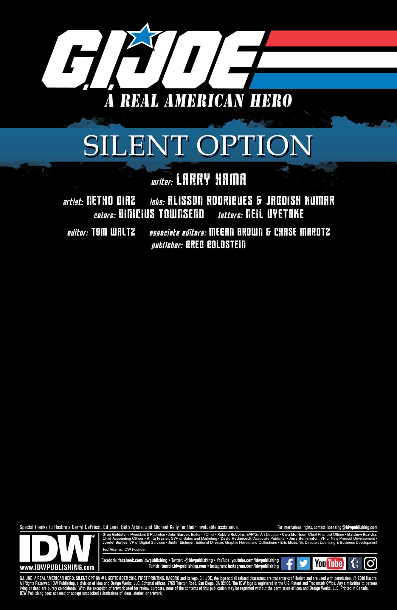 Read online G.I. Joe: A Real American Hero: Silent Option comic -  Issue #1 - 2