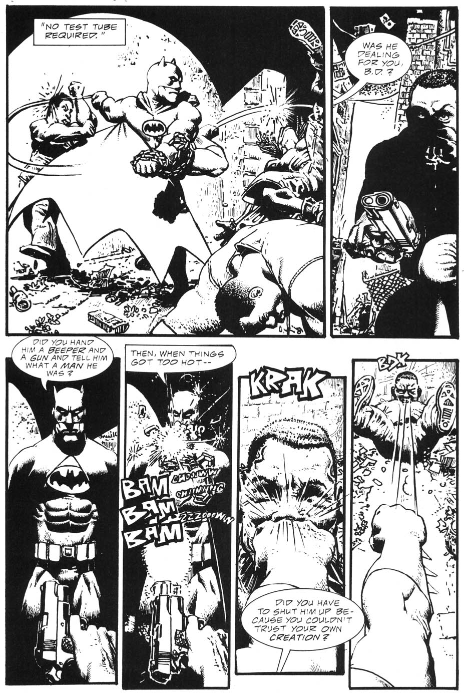 Read online Batman Black and White comic -  Issue #2 - 21
