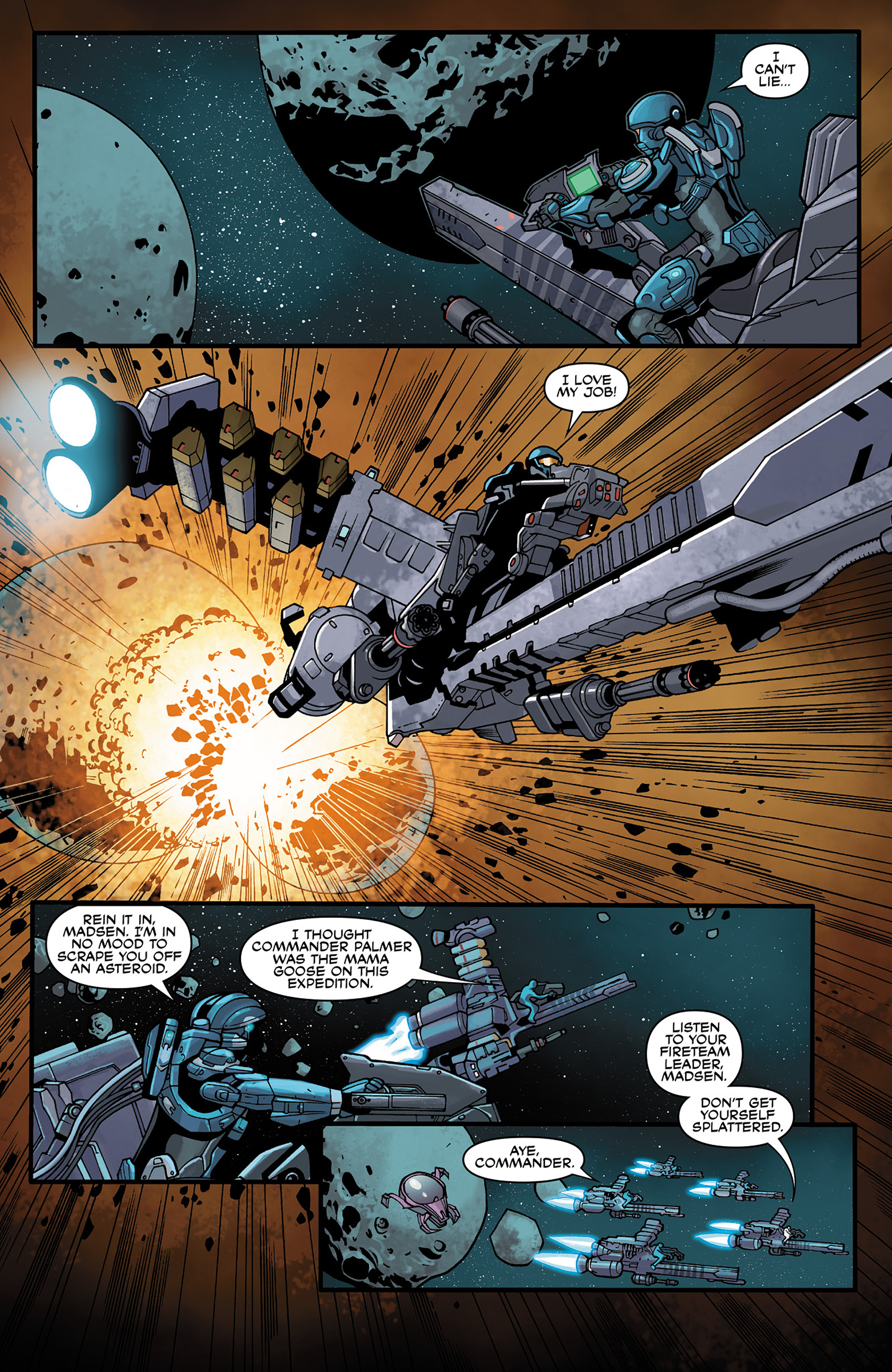 Read online Halo: Escalation comic -  Issue #5 - 14