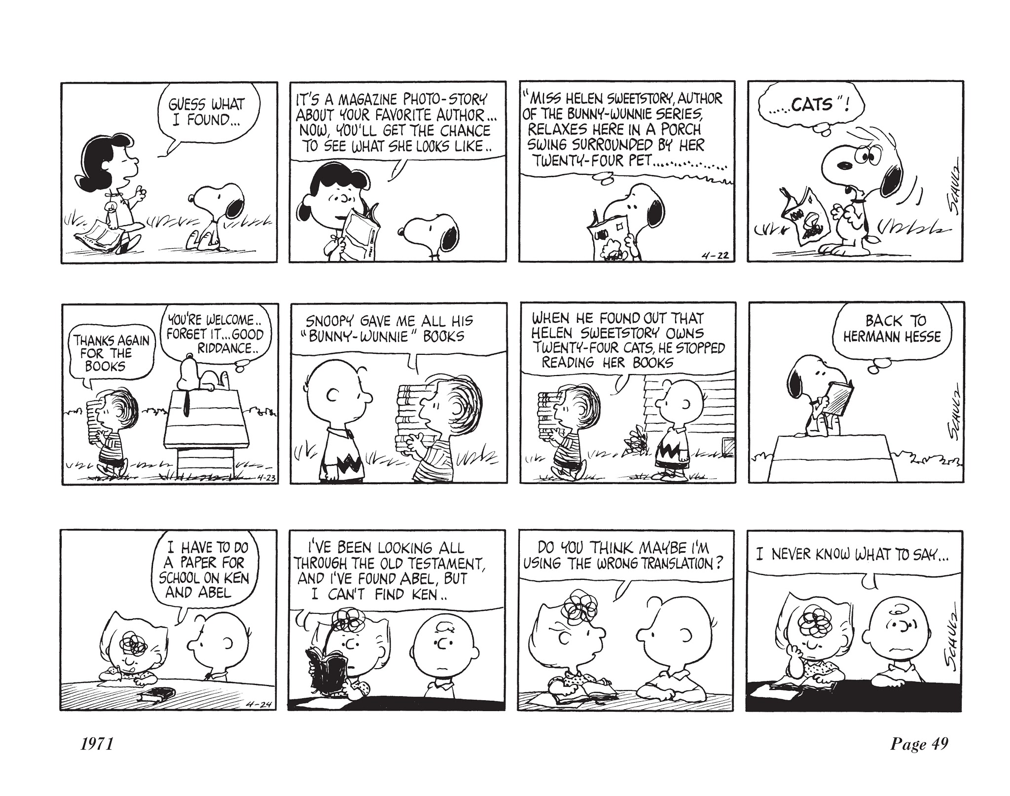Read online The Complete Peanuts comic -  Issue # TPB 11 - 64