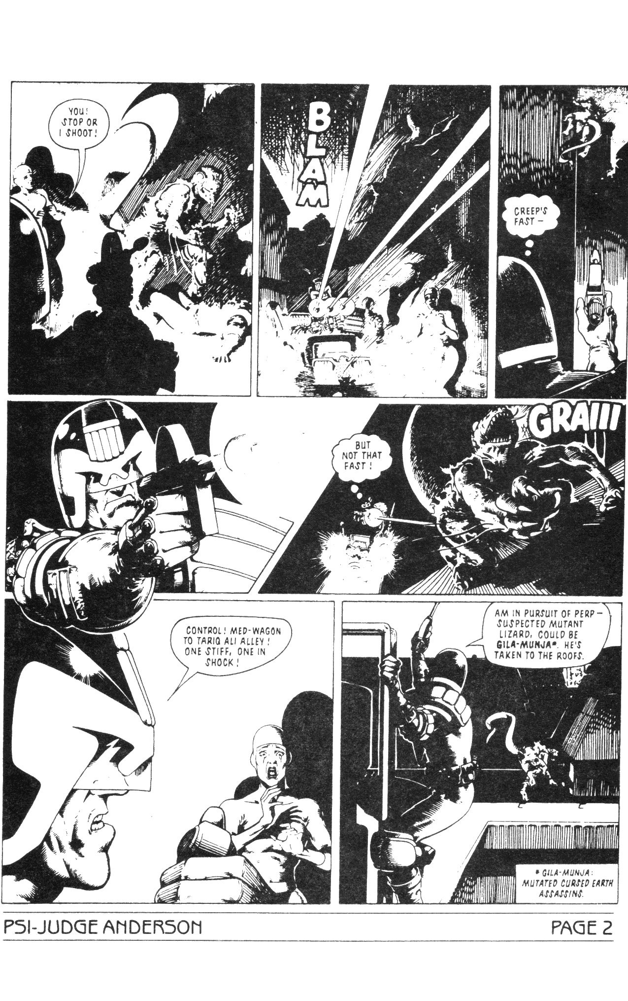 Read online Psi-Judge Anderson comic -  Issue #8 - 4