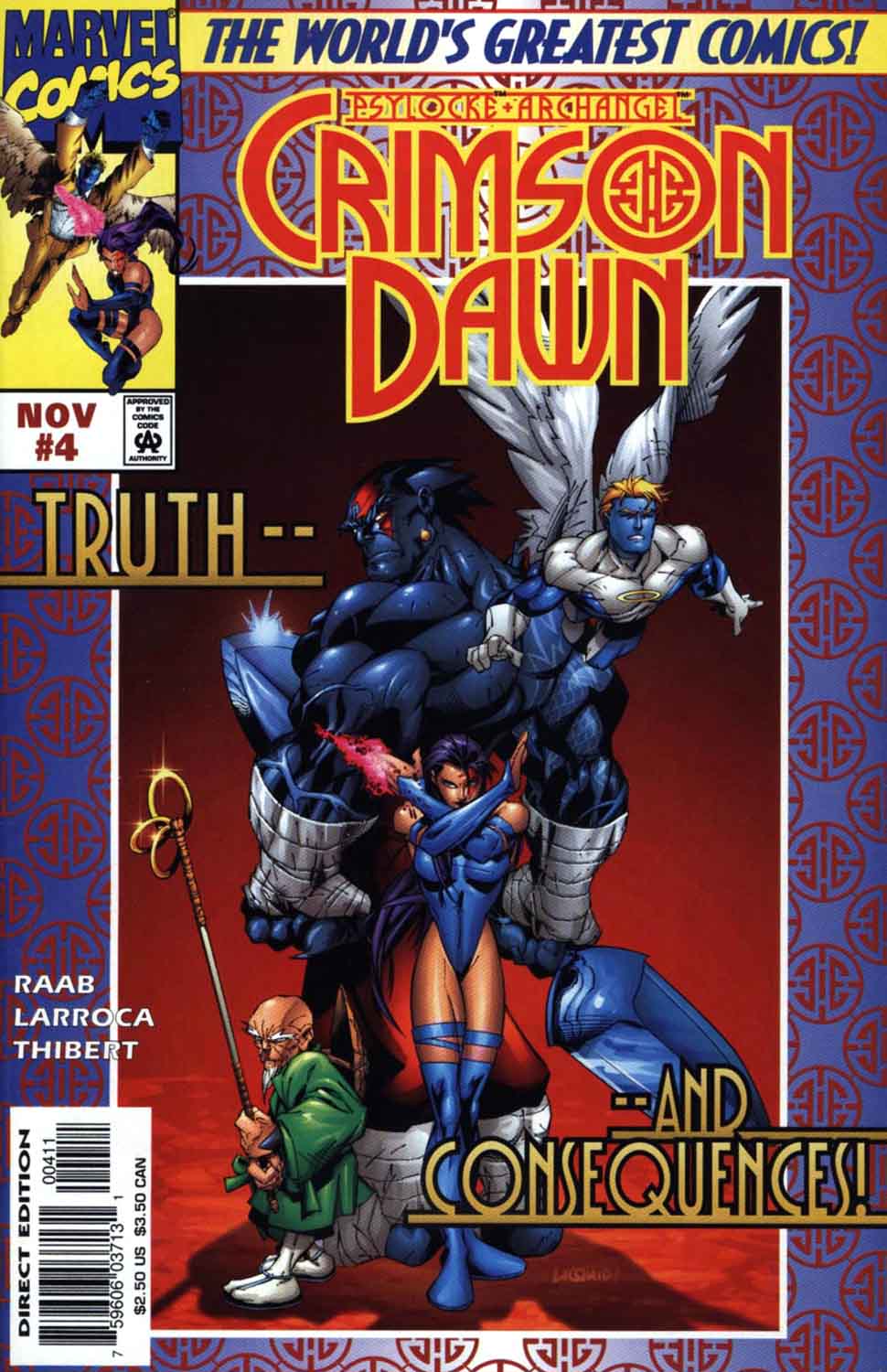 Read online Psylocke & Archangel Crimson Dawn comic -  Issue #4 - 1