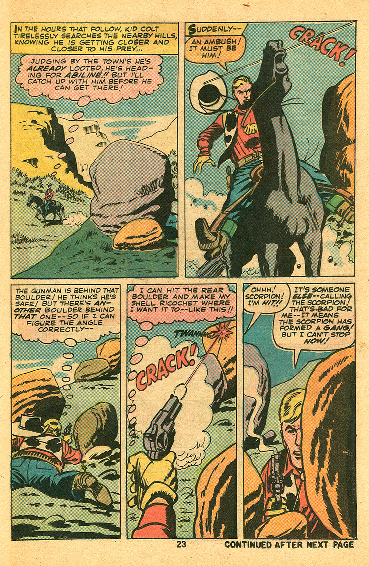 Read online Kid Colt Outlaw comic -  Issue #193 - 25