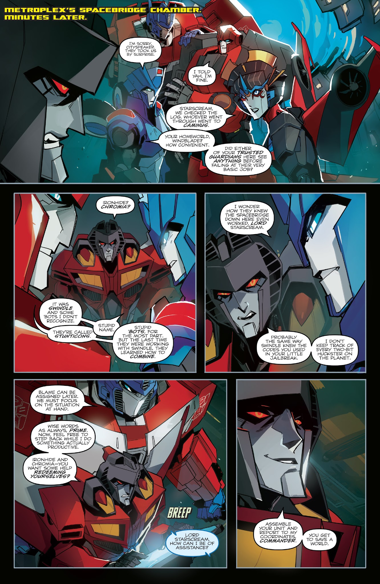 Read online The Transformers: Windblade (2018) comic -  Issue # TPB - 111