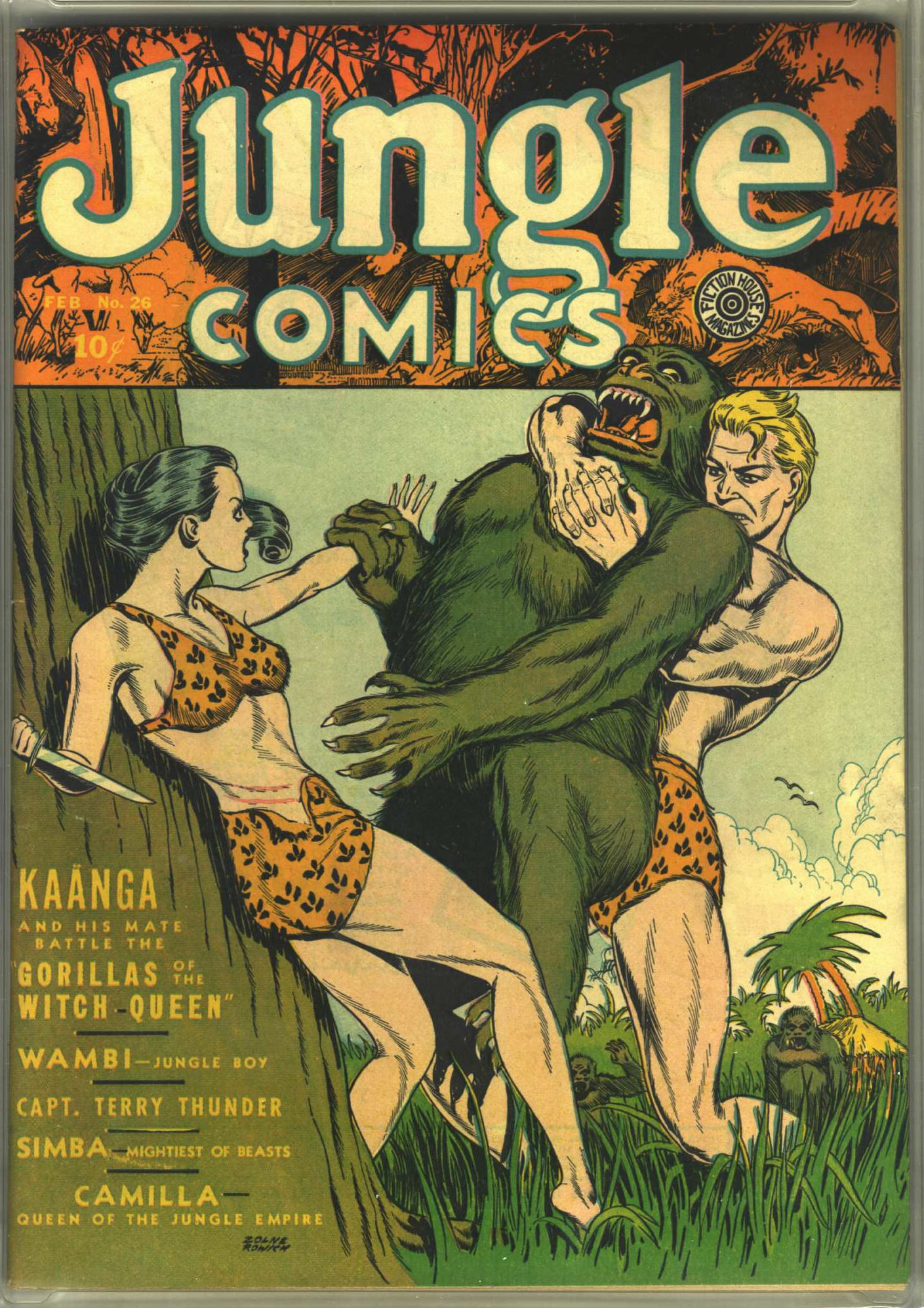 Read online Jungle Comics comic -  Issue #26 - 1