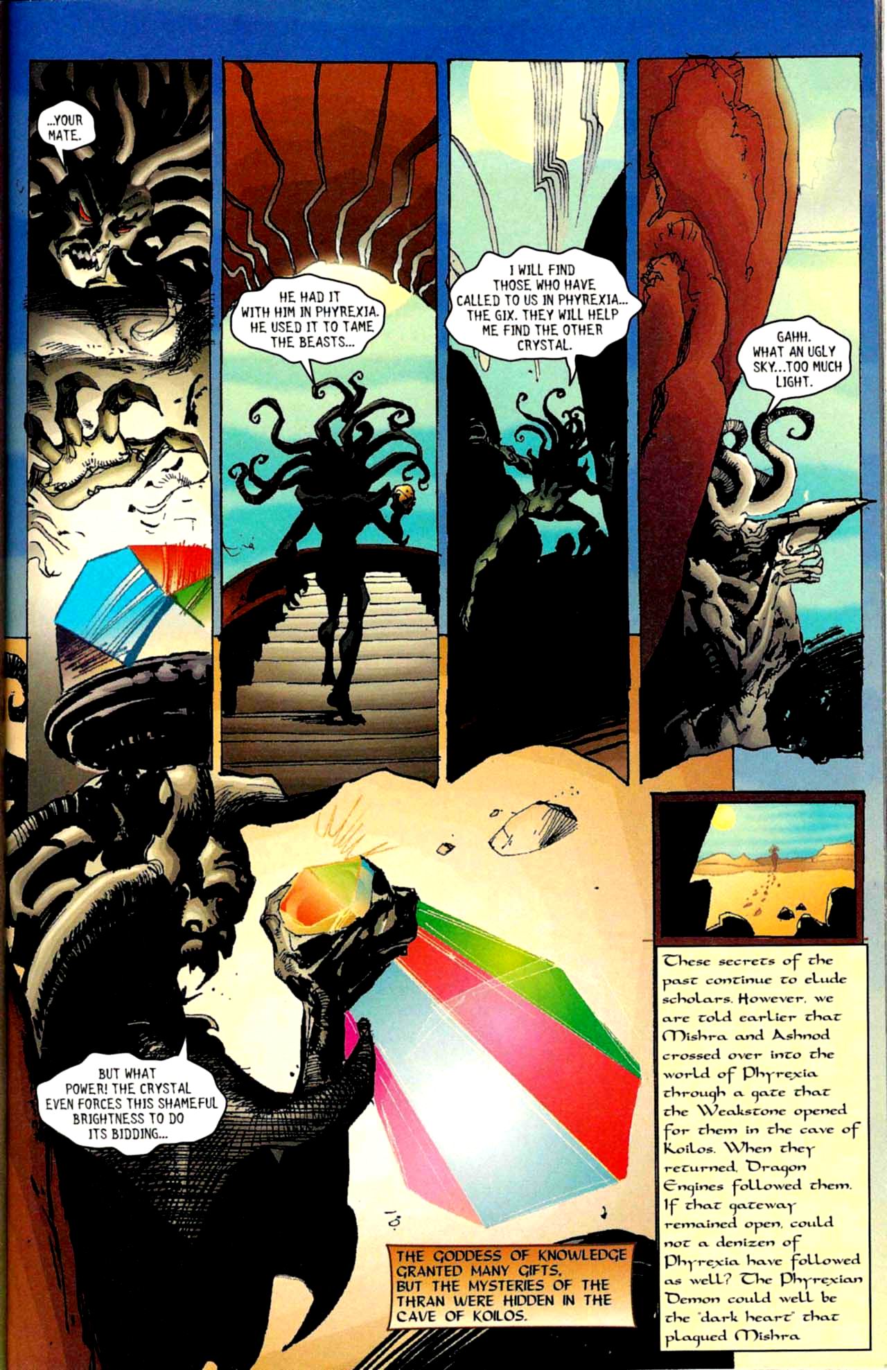 Read online Urza-Mishra War on the World of Magic: The Gathering comic -  Issue #1 - 9