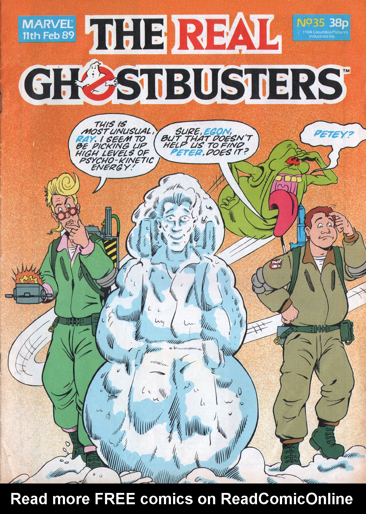 Read online The Real Ghostbusters comic -  Issue #35 - 1