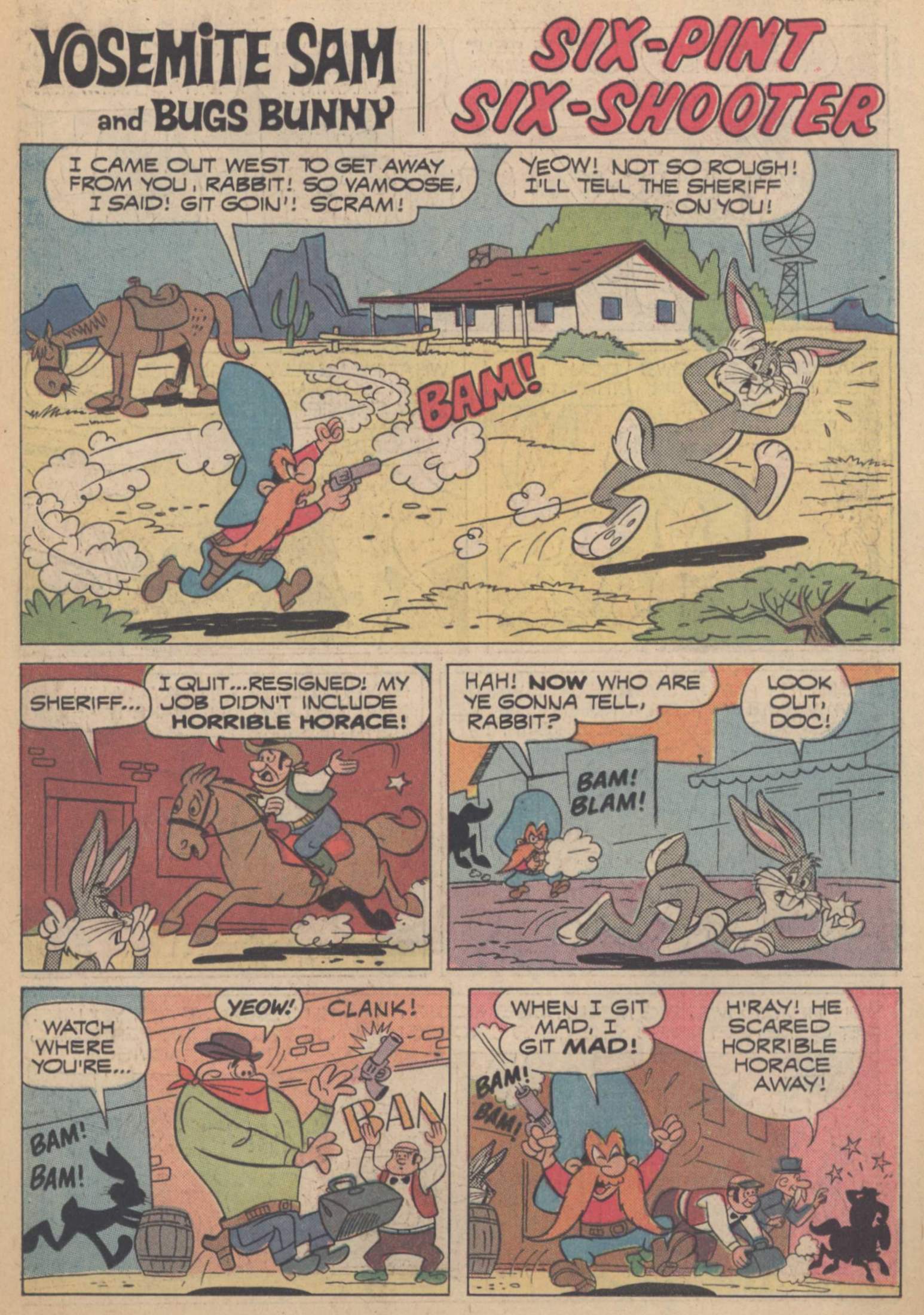 Read online Yosemite Sam and Bugs Bunny comic -  Issue #11 - 11