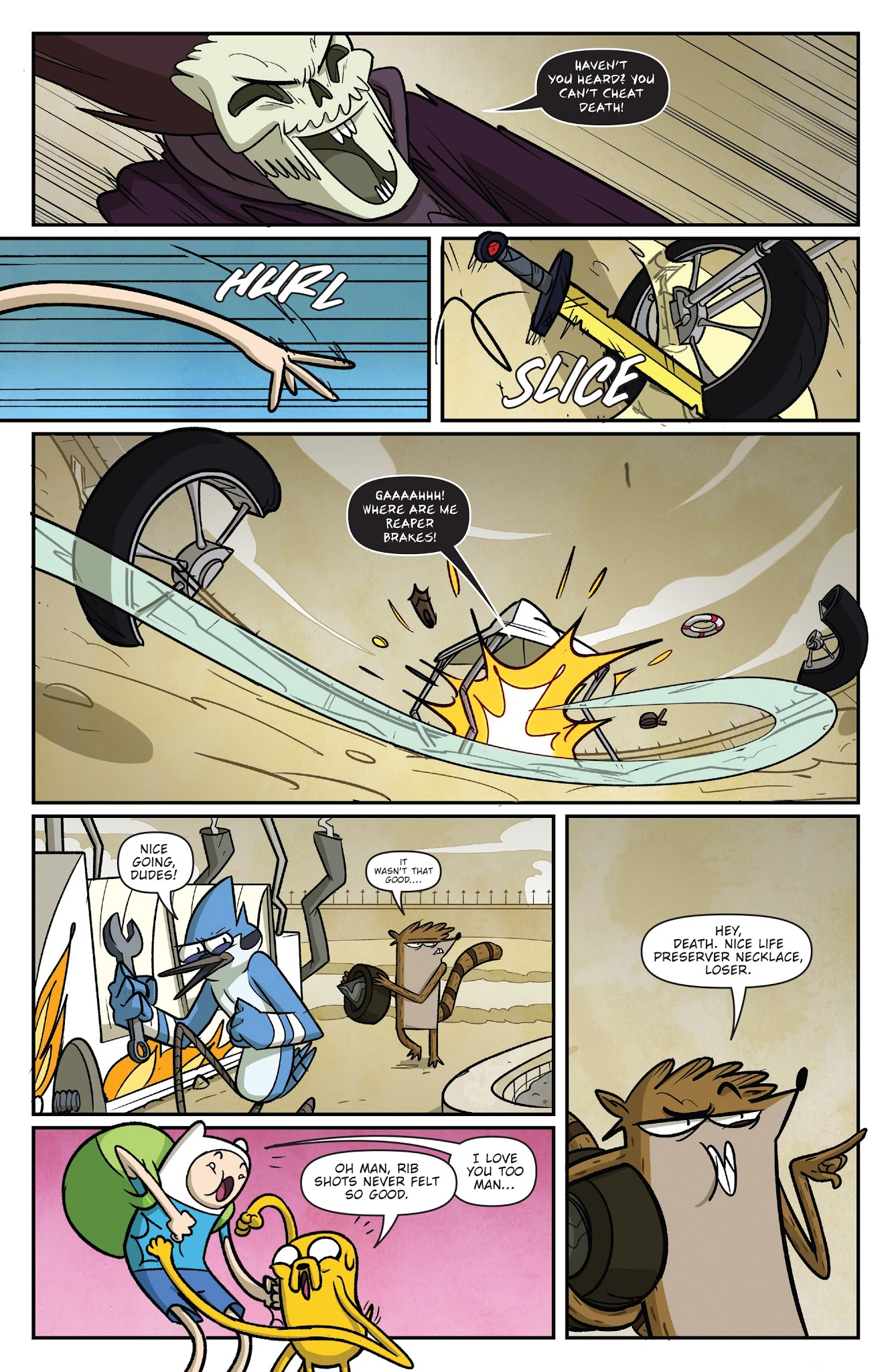 Read online Adventure Time/Regular Show comic -  Issue #3 - 13