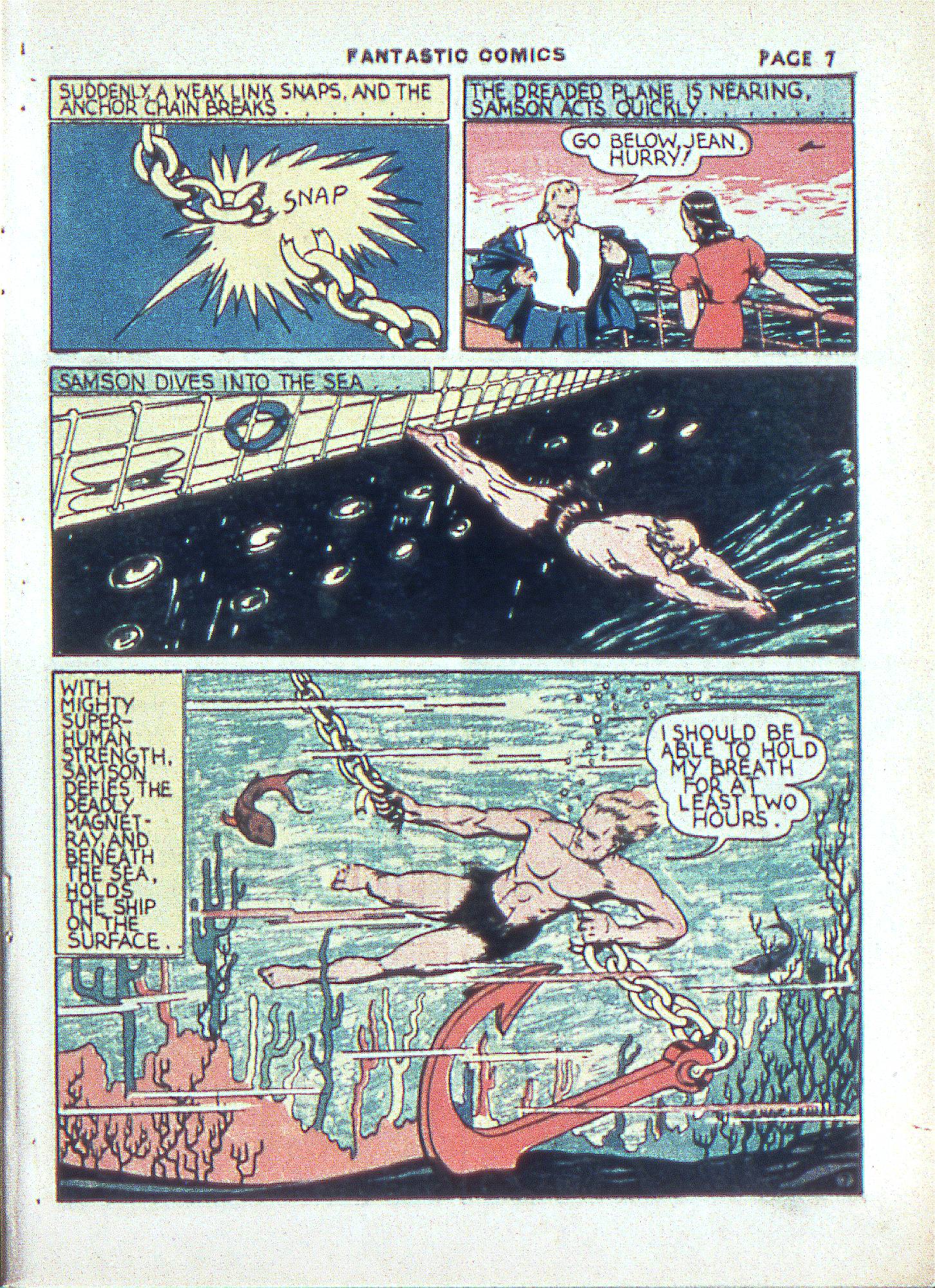 Read online Fantastic Comics comic -  Issue #3 - 10