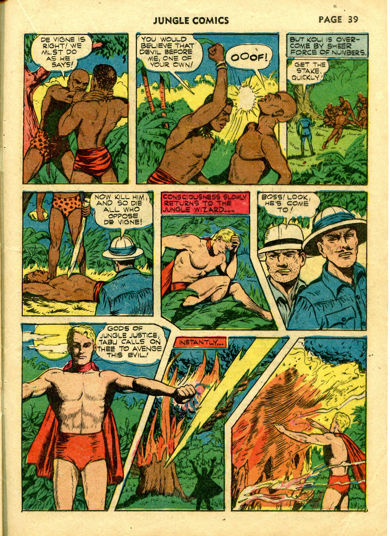 Read online Jungle Comics comic -  Issue #28 - 42