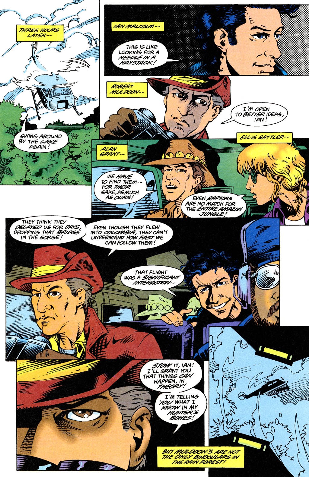 Read online Jurassic Park: Raptors Hijack comic -  Issue #1 - 5