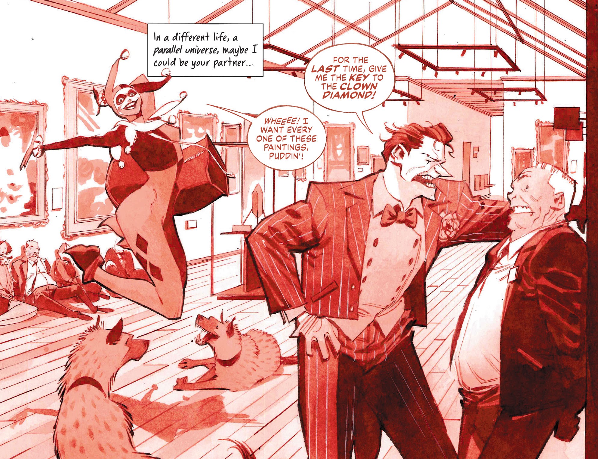 Read online Harley Quinn Black   White   Red comic -  Issue #6 - 6