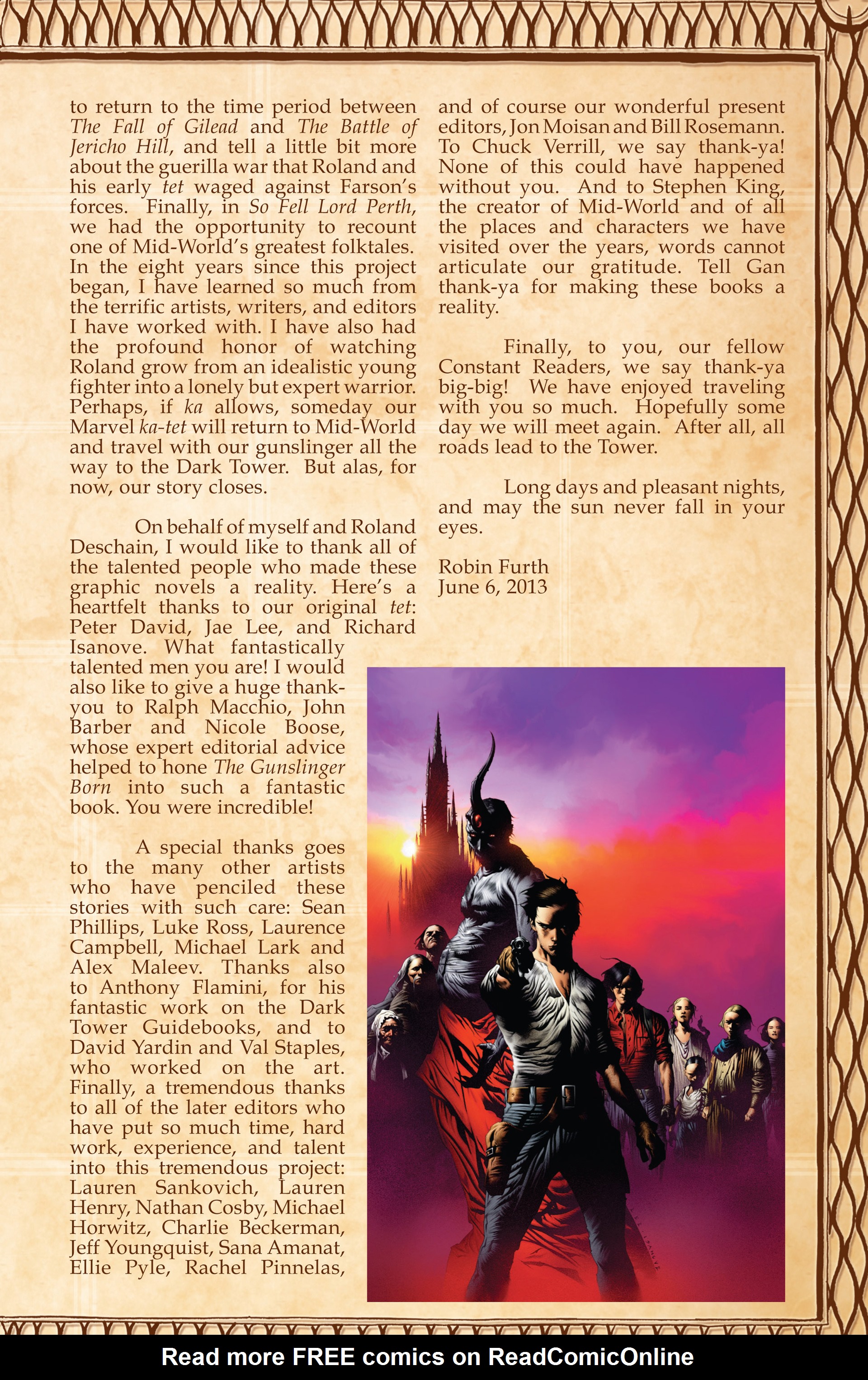 Read online Dark Tower: The Gunslinger - So Fell Lord Perth comic -  Issue # Full - 27