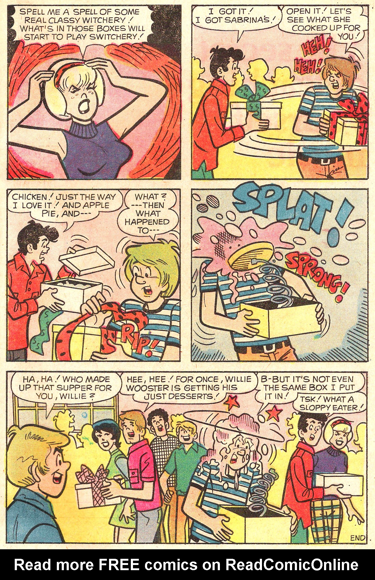 Read online Sabrina The Teenage Witch (1971) comic -  Issue #29 - 33