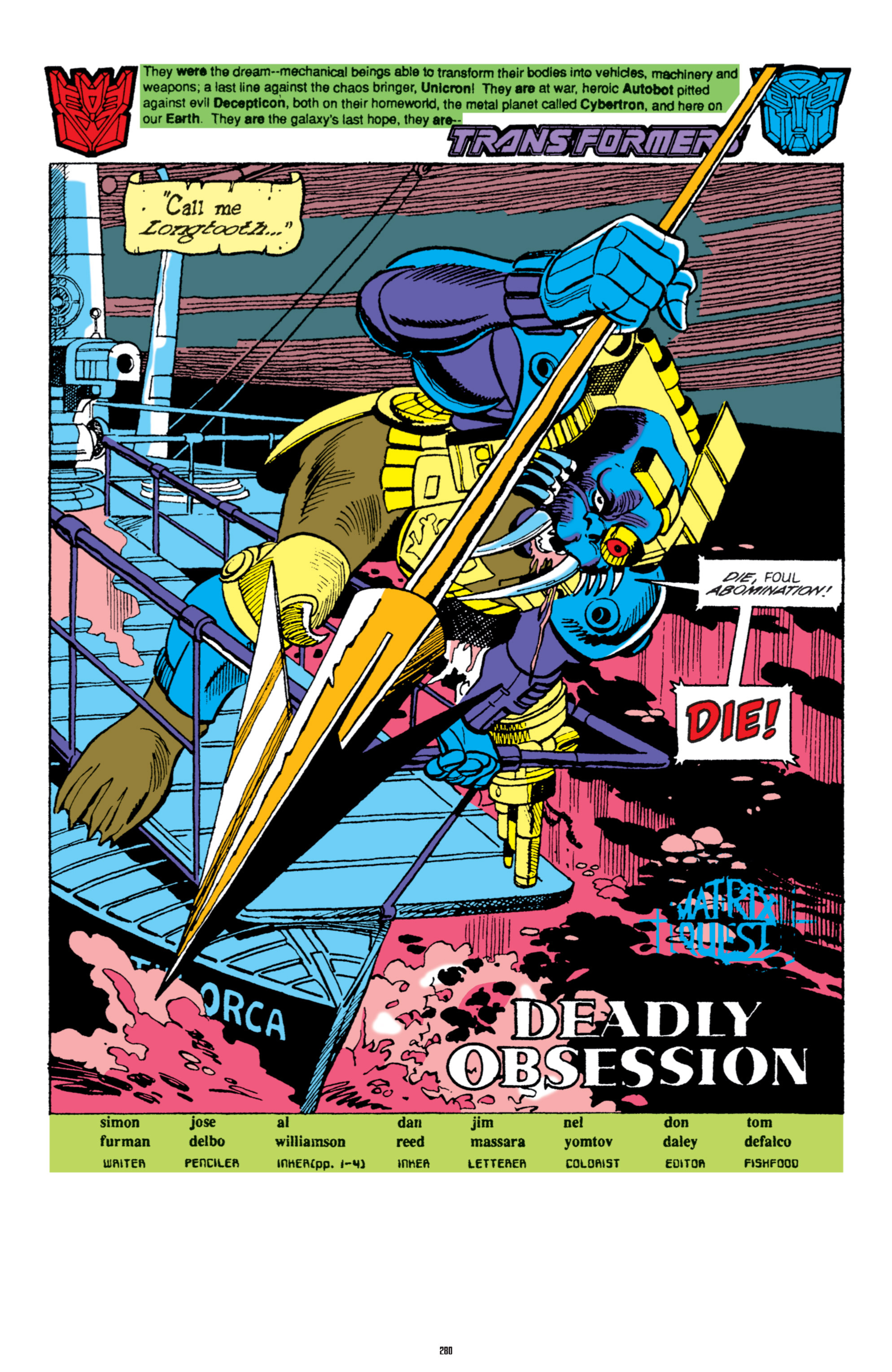 Read online The Transformers Classics comic -  Issue # TPB 5 - 281