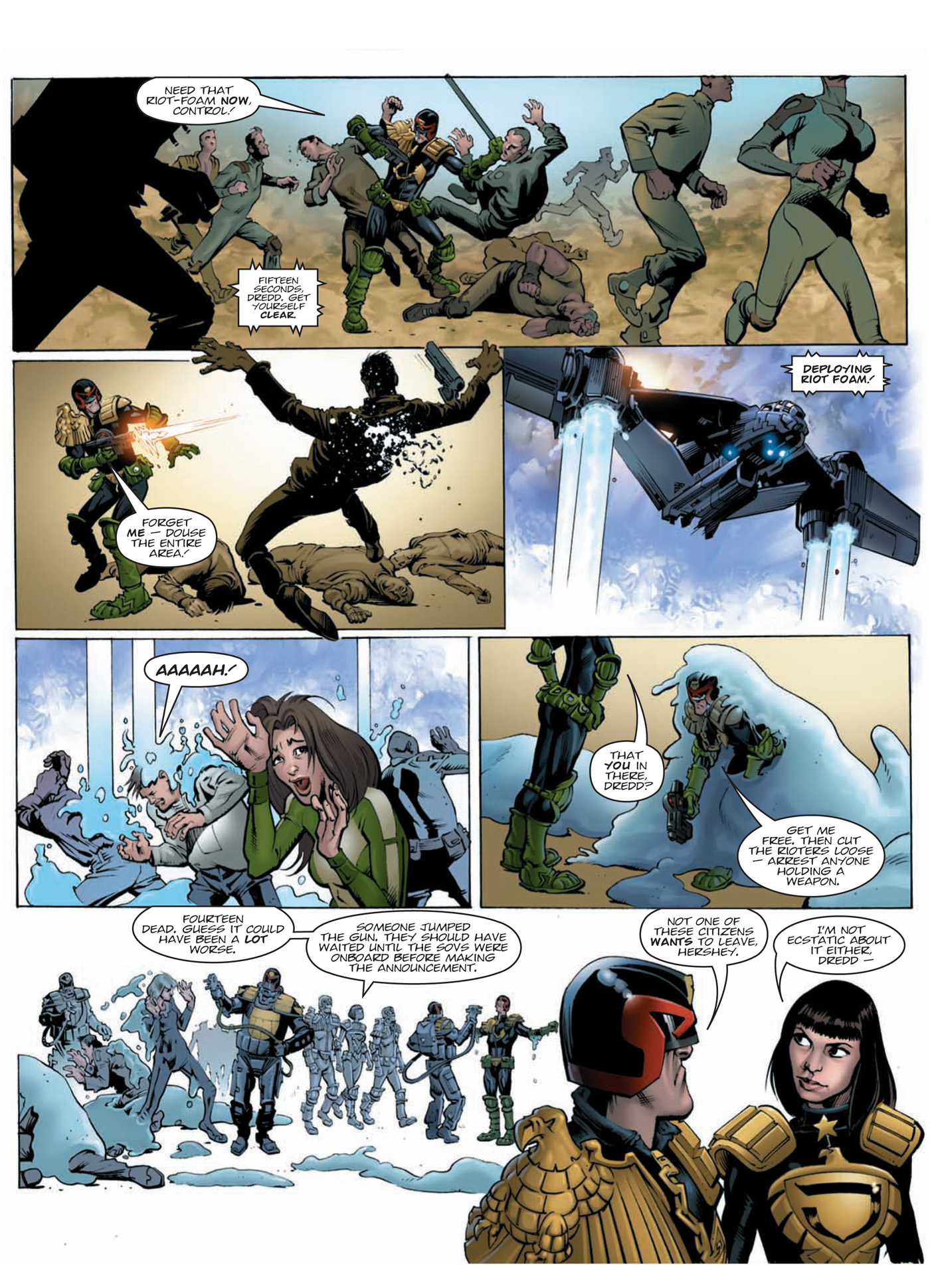 Read online Judge Dredd: Day of Chaos: Fallout comic -  Issue # TPB (Part 2) - 5