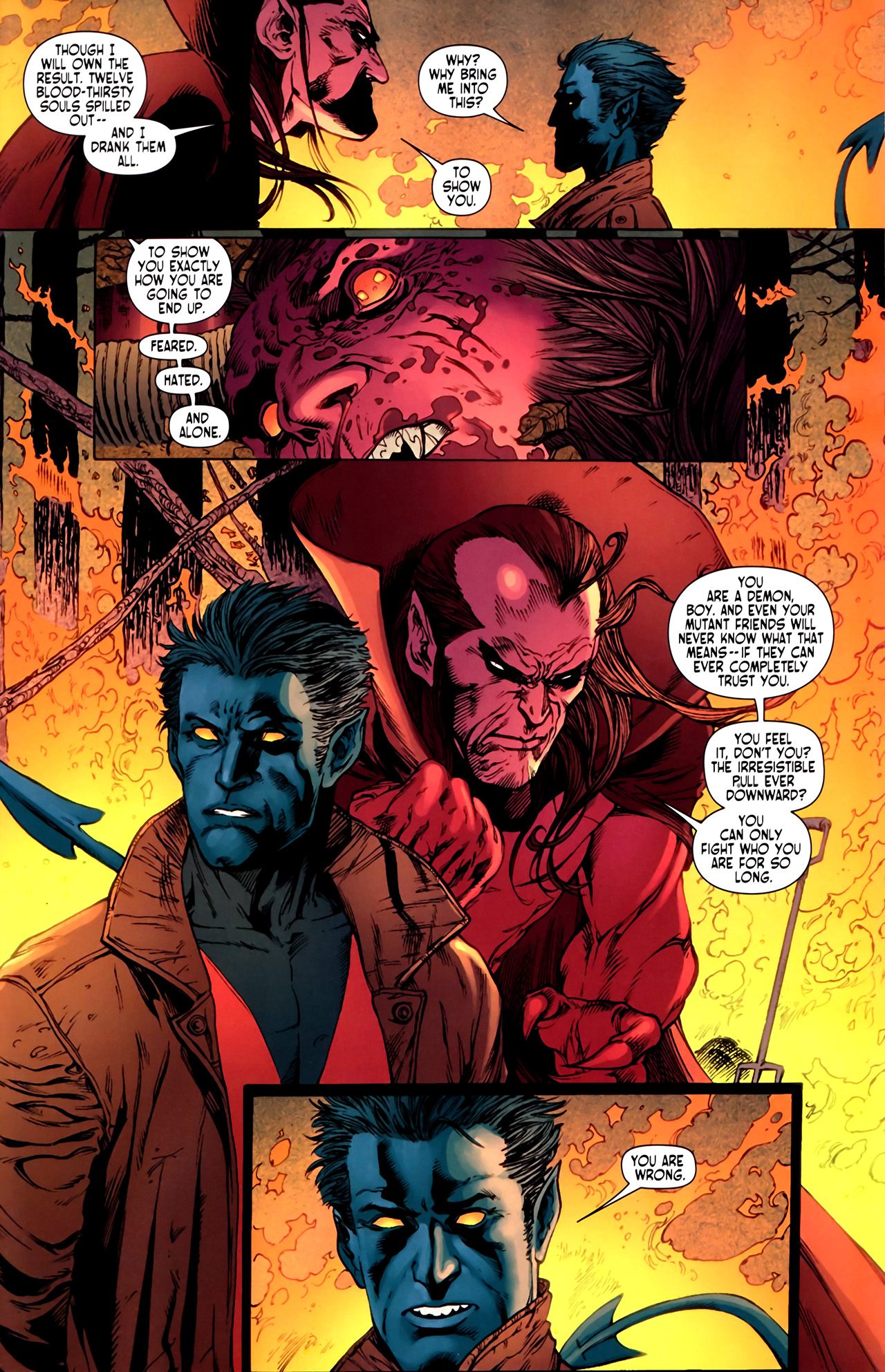 Read online X-Men: Manifest Destiny Nightcrawler comic -  Issue # Full - 29
