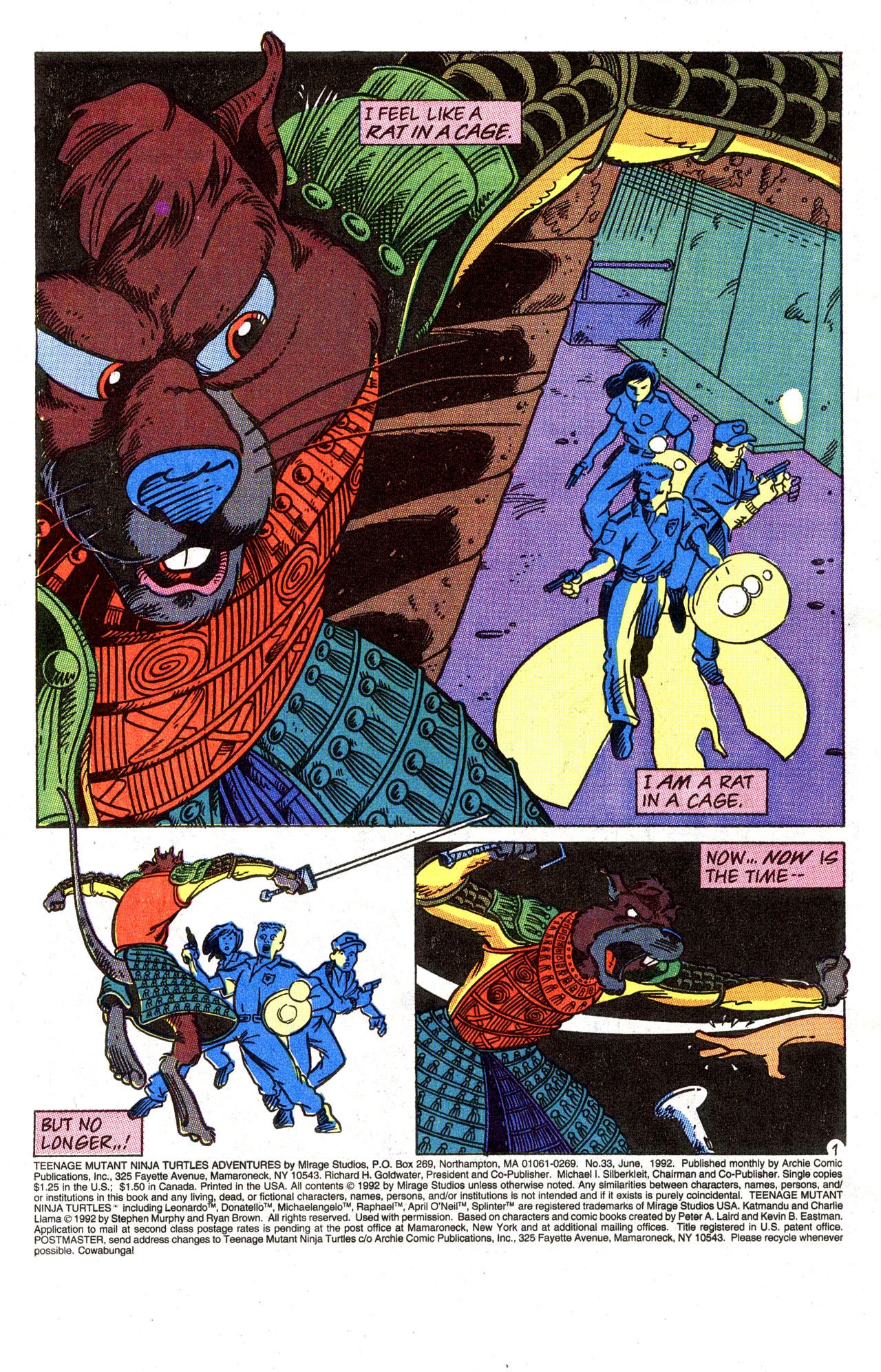 Read online Teenage Mutant Ninja Turtles Adventures (1989) comic -  Issue #33 - 3