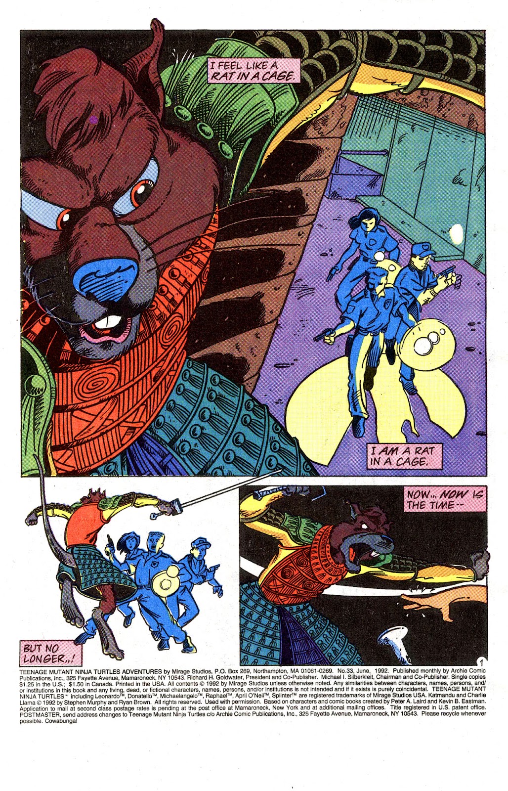 Teenage Mutant Ninja Turtles Adventures (1989) issue 33 - Page 3