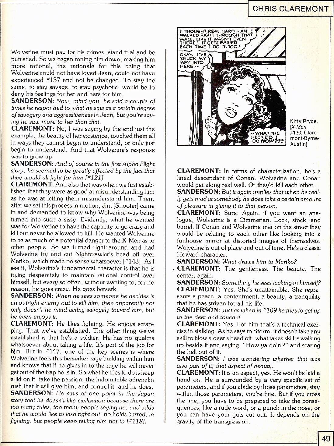 Read online The X-Men Companion comic -  Issue #2 - 49