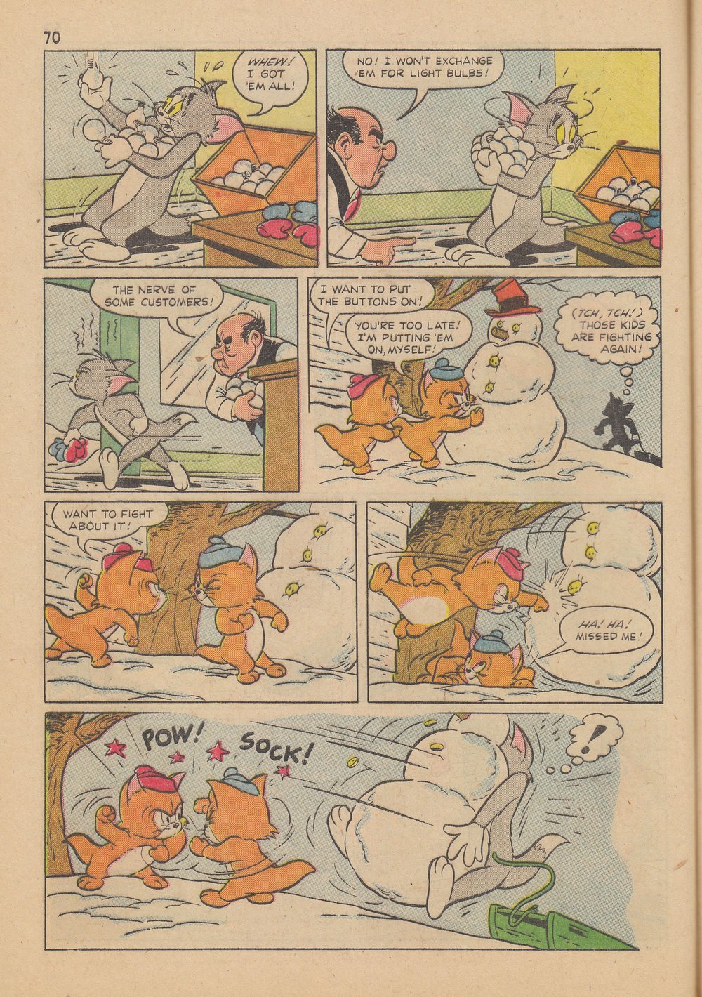 Read online M.G.M.'s Tom and Jerry's Winter Fun comic -  Issue #4 - 73