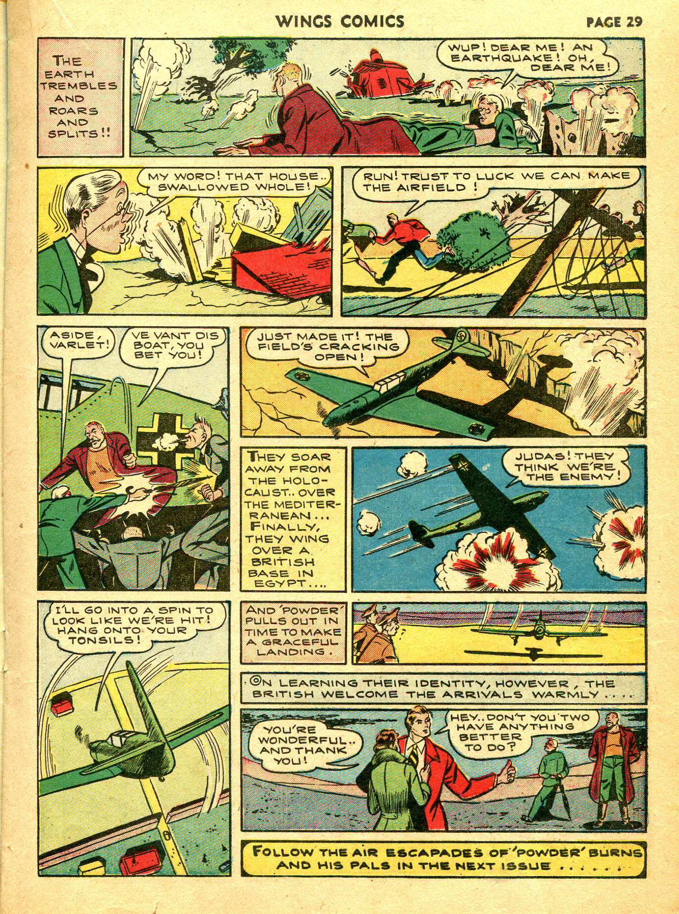 Read online Wings Comics comic -  Issue #7 - 31