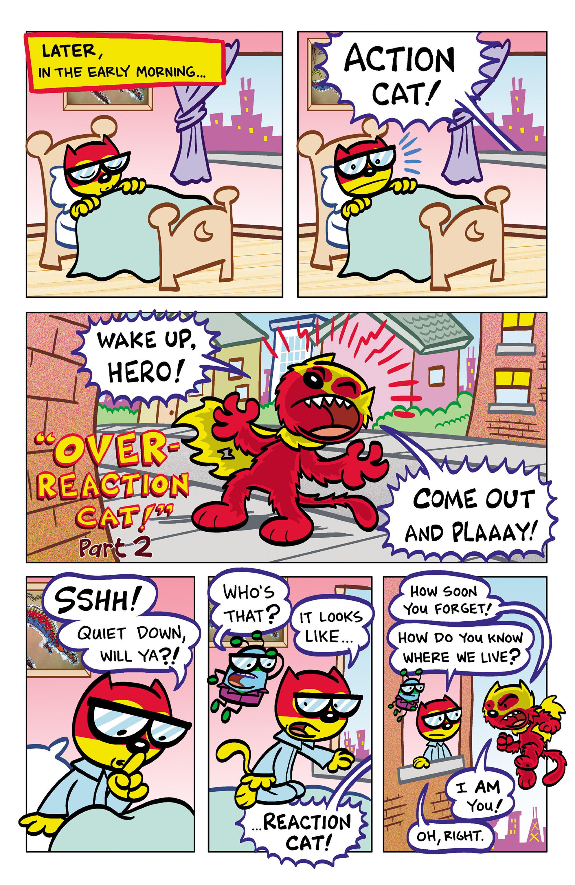 Read online Aw Yeah Comics: Action Cat & Adventure Bug comic -  Issue #2 - 10
