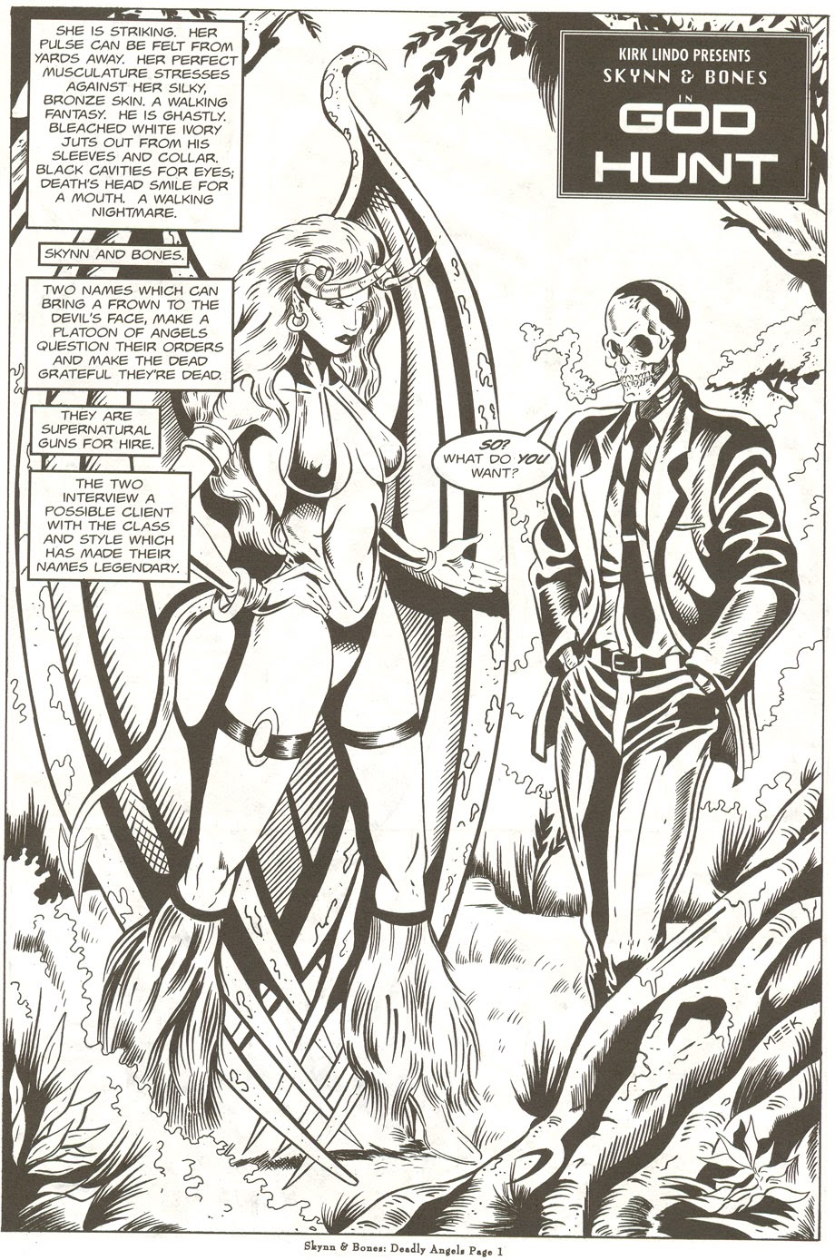 Read online Skynn & Bones: Deadly Angels comic -  Issue # Full - 3