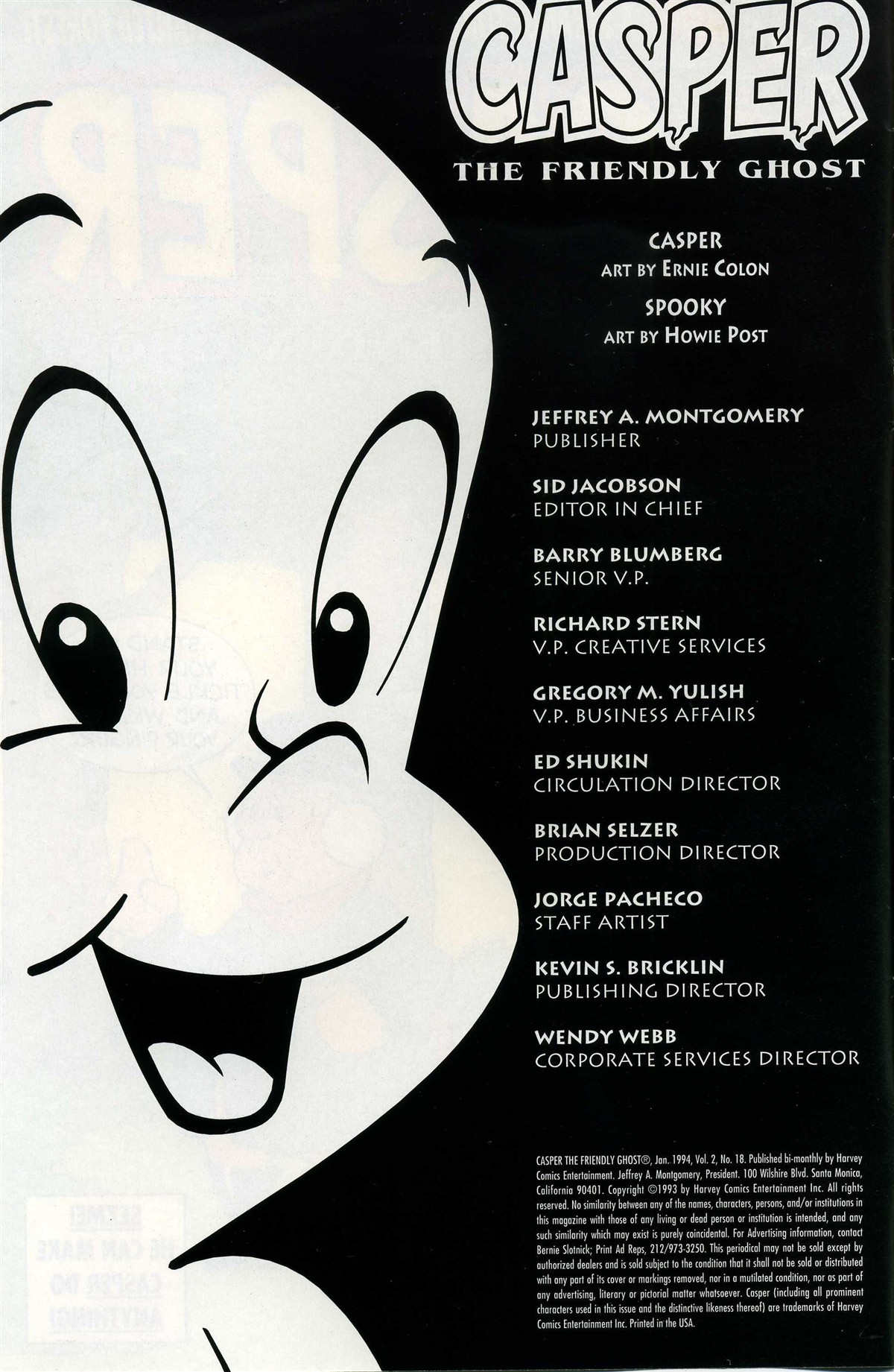 Read online Casper the Friendly Ghost (1991) comic -  Issue #18 - 2