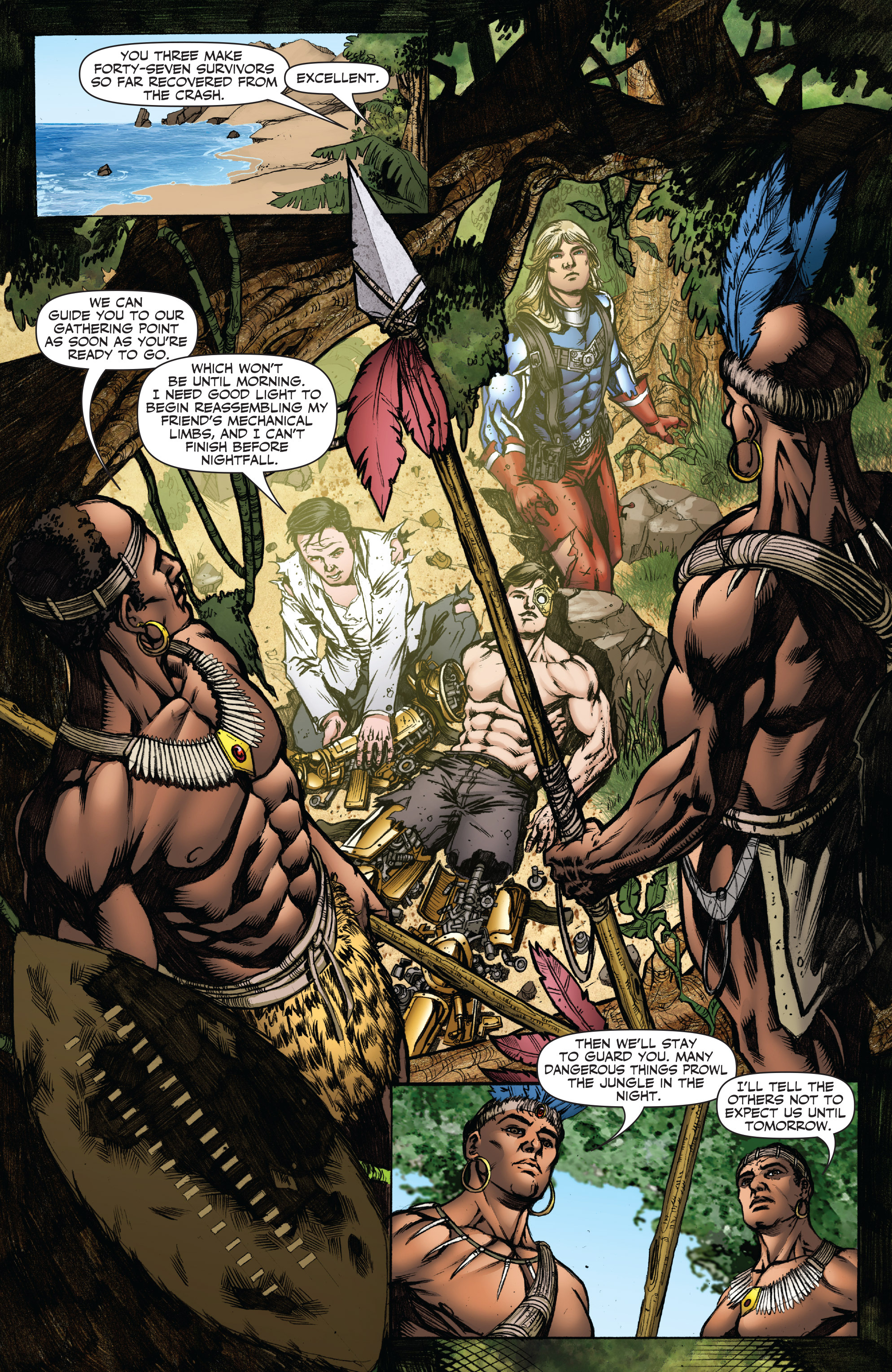 Read online Legenderry: A Steampunk Adventure comic -  Issue #4 - 12