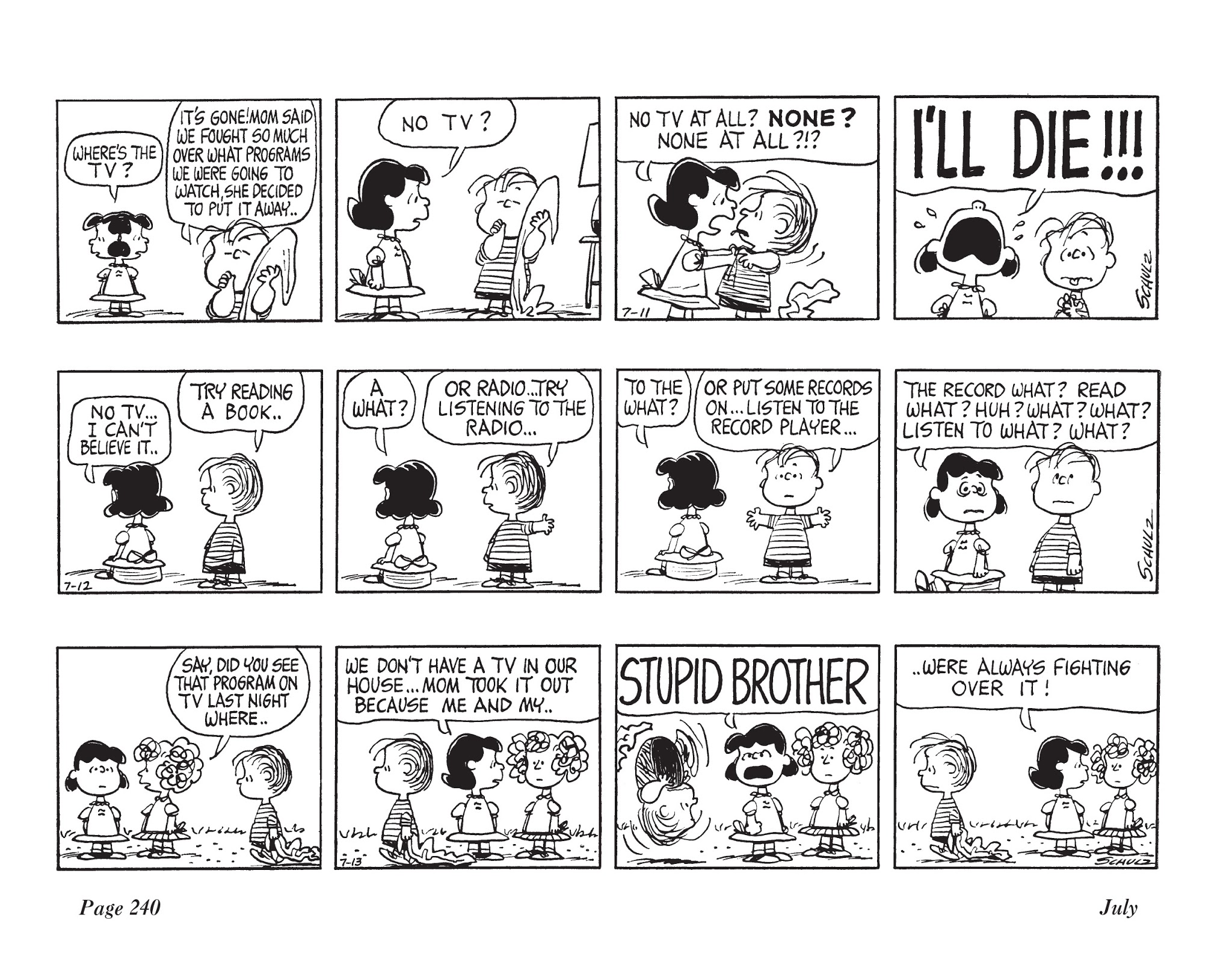 Read online The Complete Peanuts comic -  Issue # TPB 8 - 252