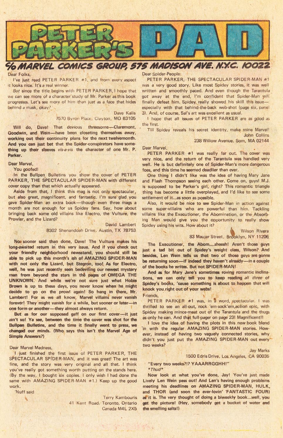 Read online The Spectacular Spider-Man (1976) comic -  Issue #4 - 15