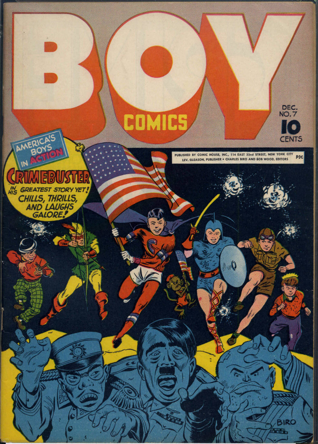 Read online Boy Comics comic -  Issue #7 - 1