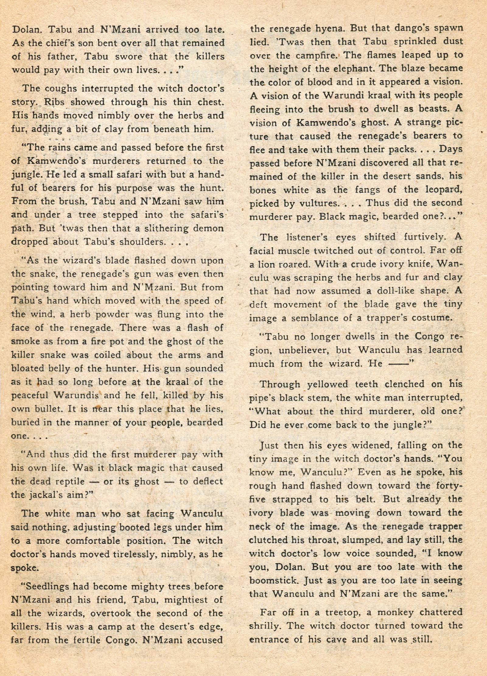 Read online Wambi Jungle Boy comic -  Issue #7 - 16