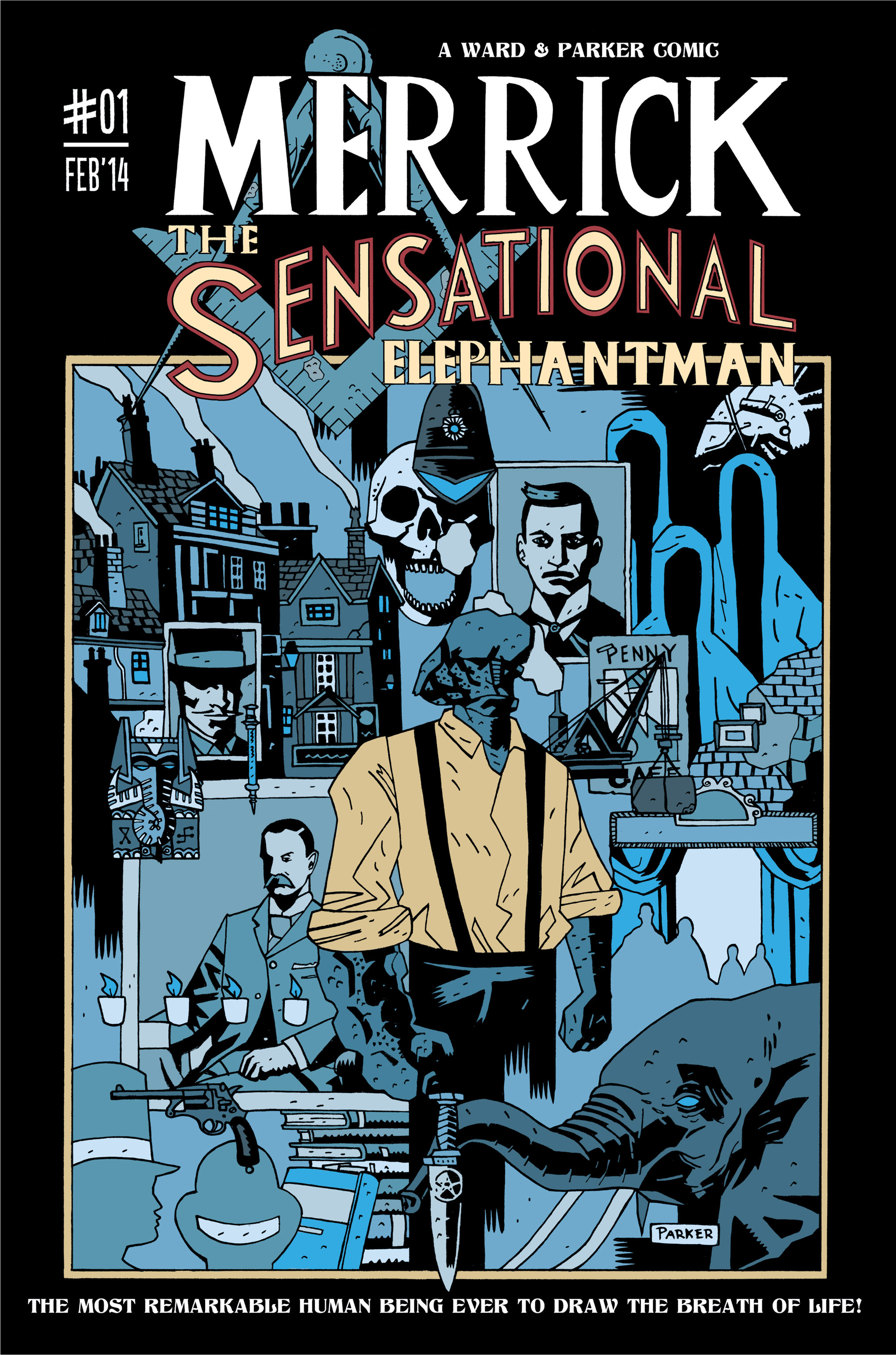 Read online Merrick: The Sensational Elephantman comic -  Issue #1 - 1