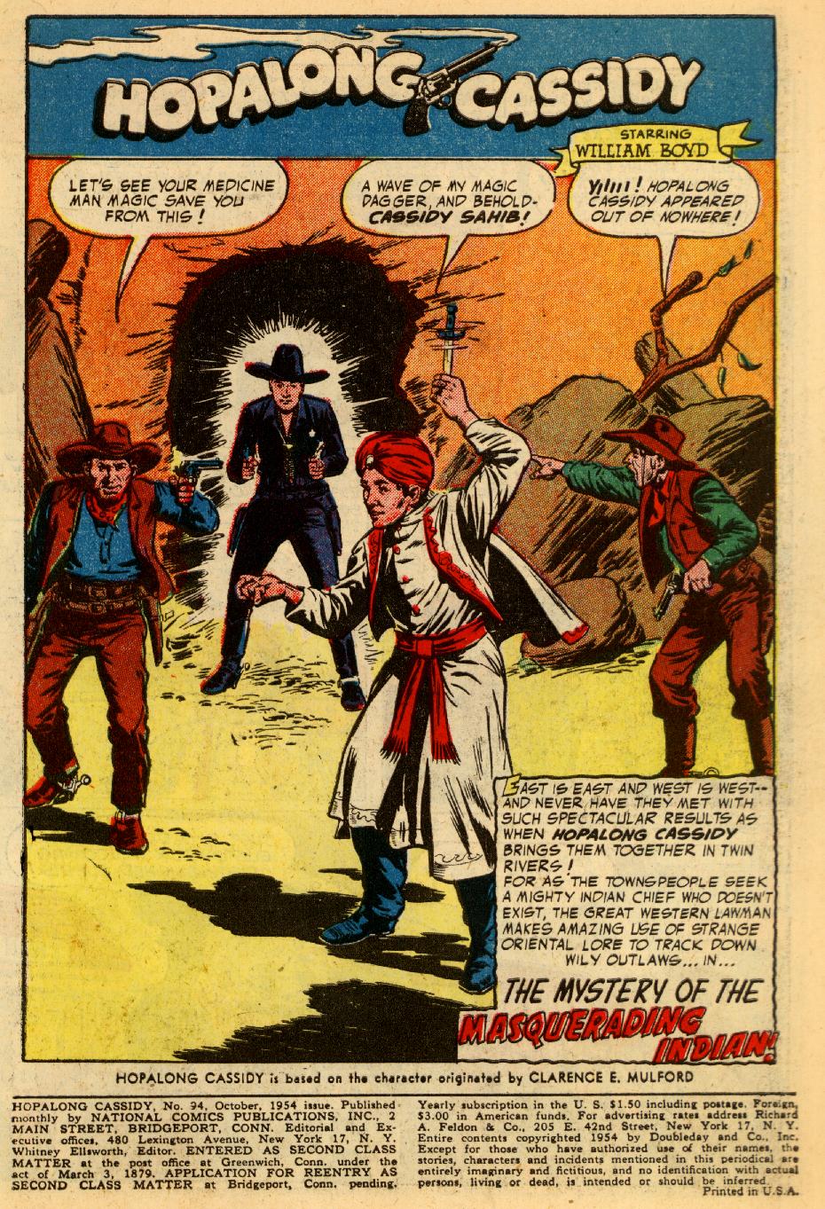 Read online Hopalong Cassidy comic -  Issue #94 - 3