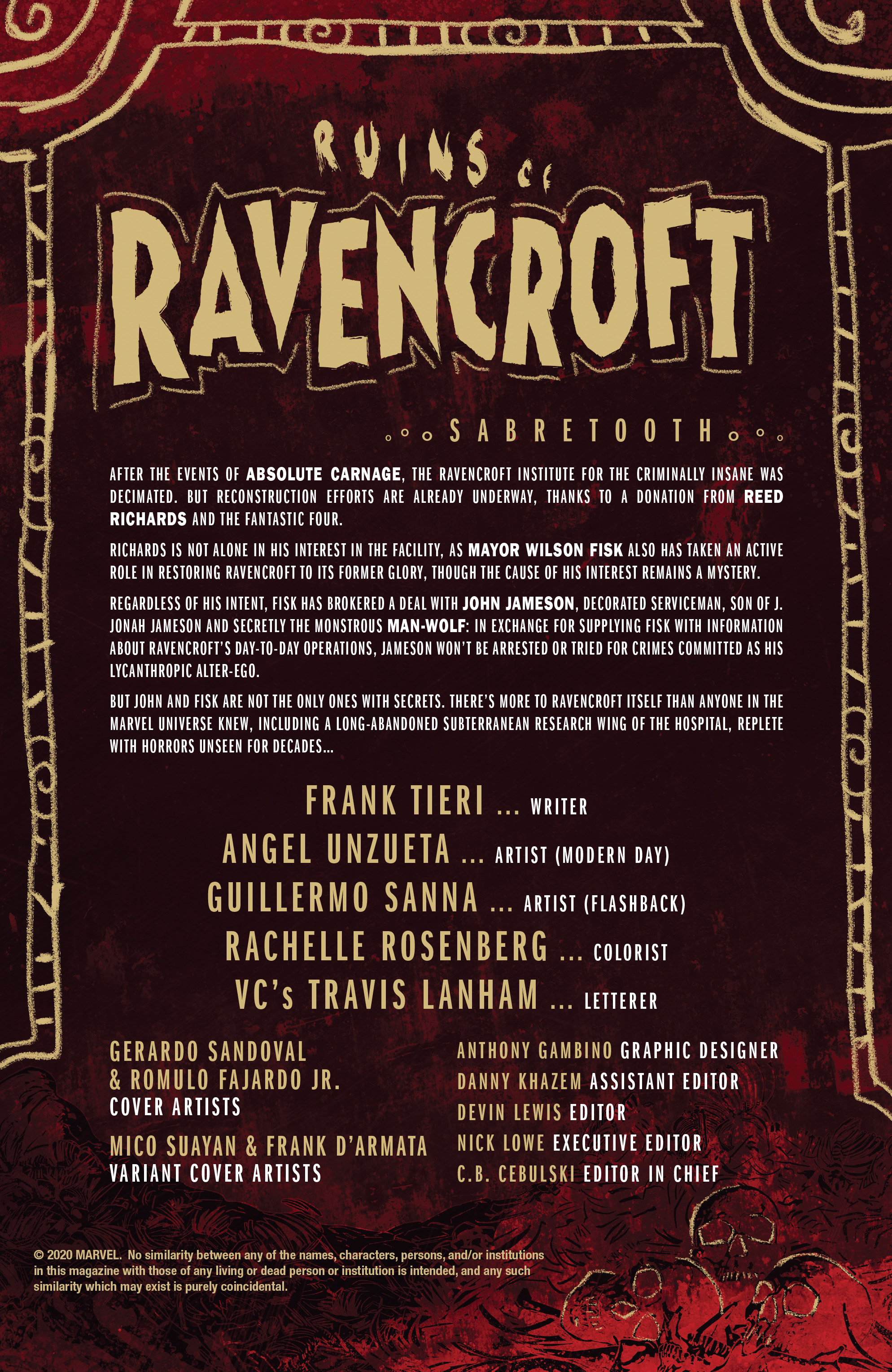 Read online Ruins Of Ravencroft comic -  Issue # Sabretooth - 2