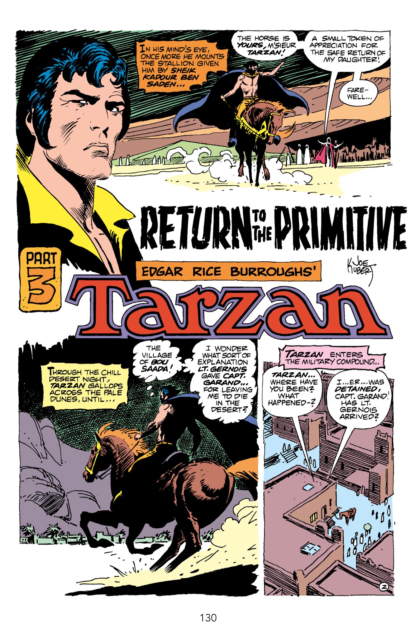 Read online Edgar Rice Burroughs' Tarzan The Joe Kubert Years comic -  Issue # TPB 2 (Part 2) - 25