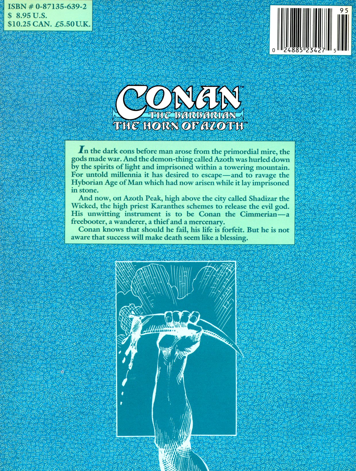 Read online Marvel Graphic Novel comic -  Issue #59 - Conan - The Horn of Azoth - 65