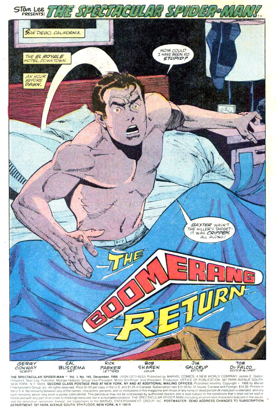 Read online The Spectacular Spider-Man (1976) comic -  Issue #145 - 2