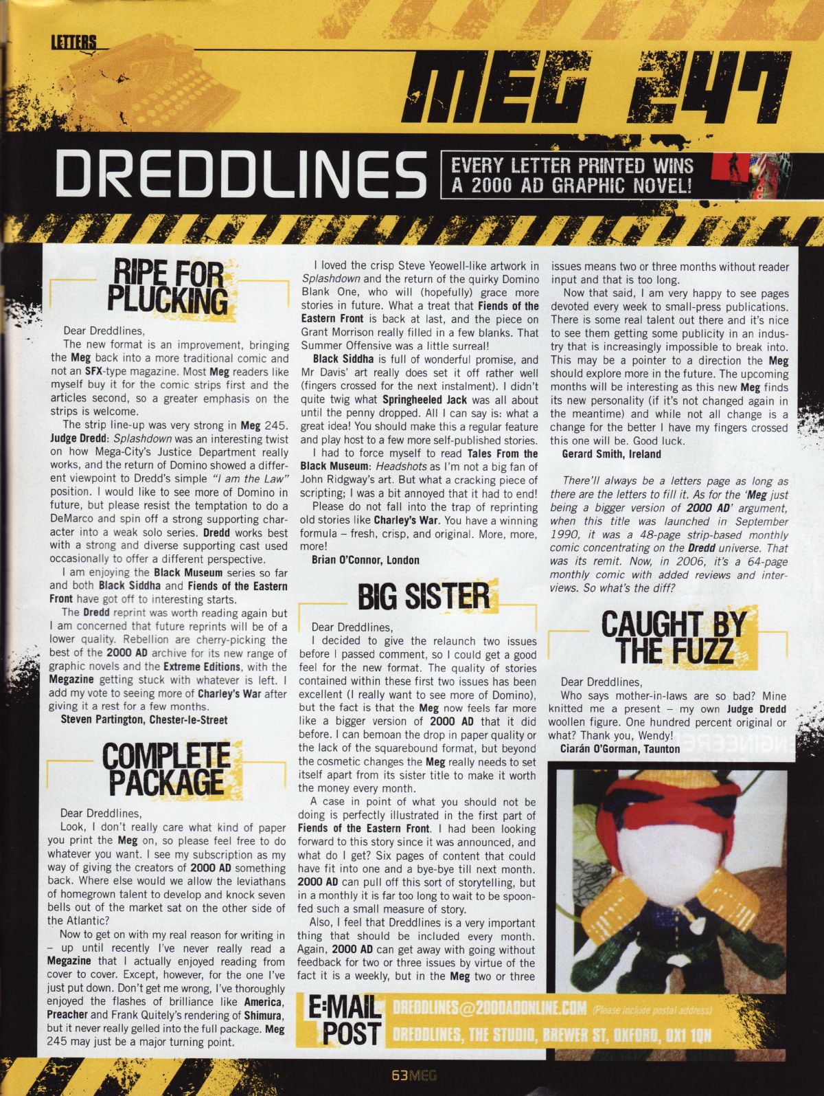 Read online Judge Dredd Megazine (Vol. 5) comic -  Issue #247 - 63