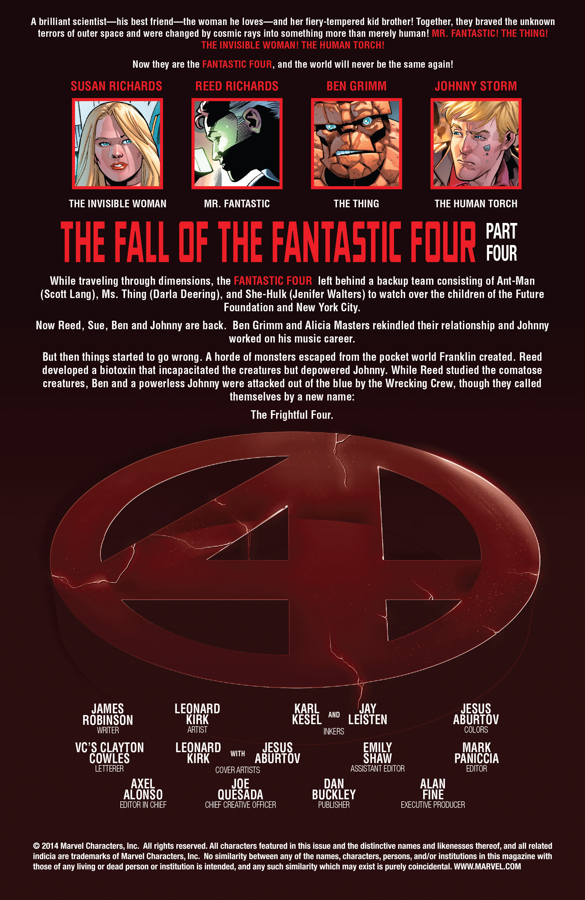 Read online Fantastic Four (2014) comic -  Issue #4 - 2