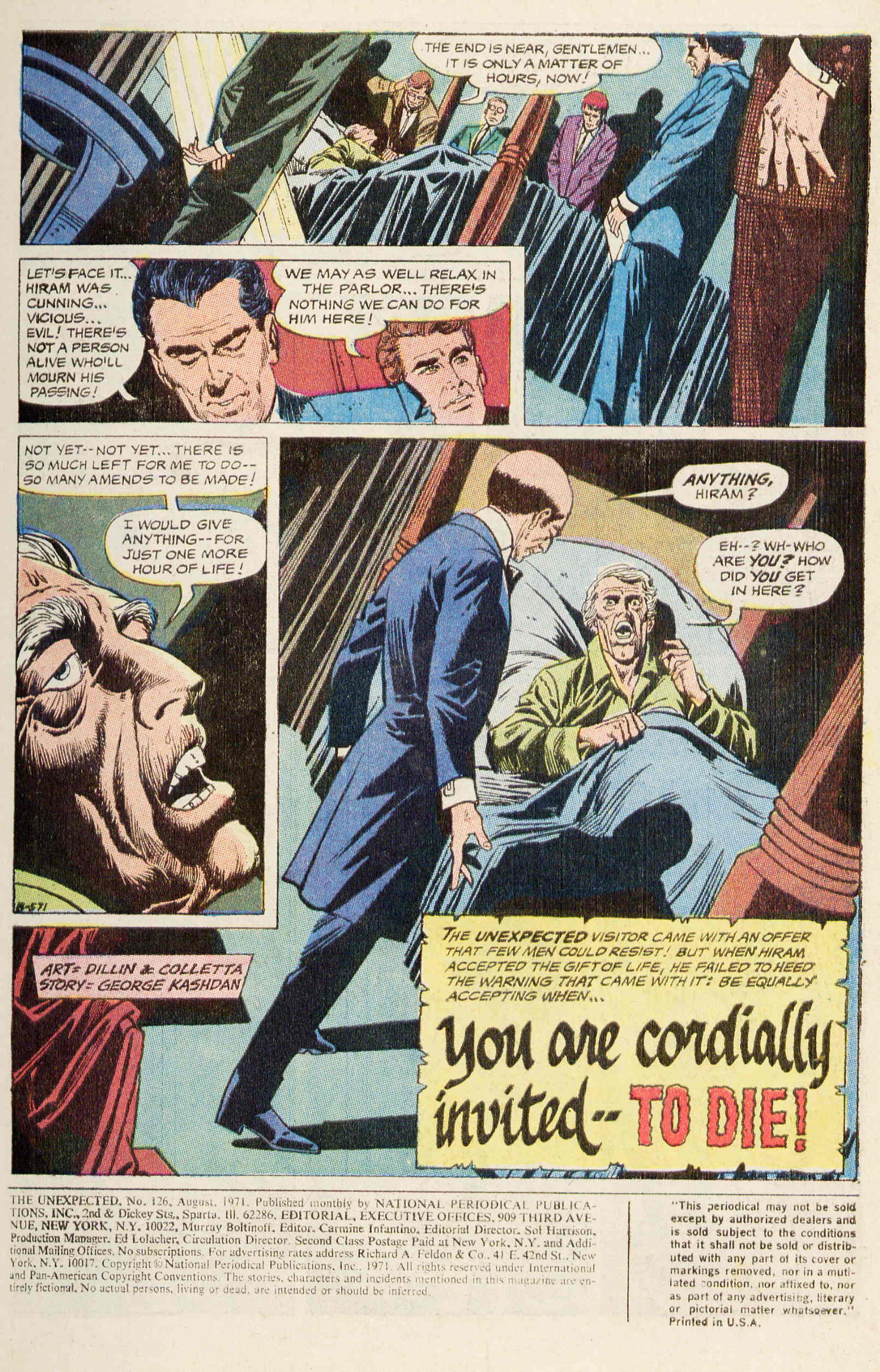 Read online Tales of the Unexpected comic -  Issue #126 - 2